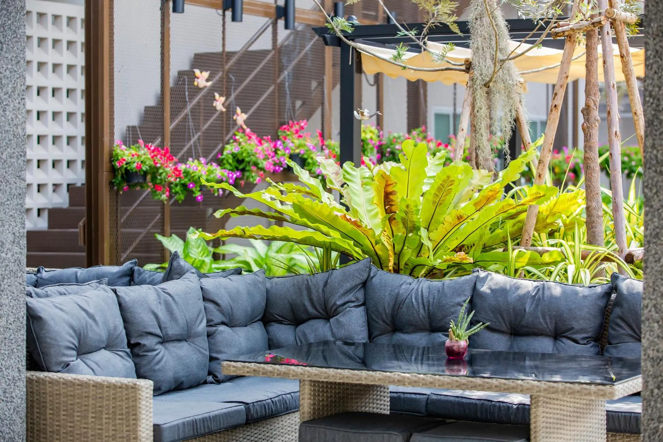 Seating area in Sabai Sabana