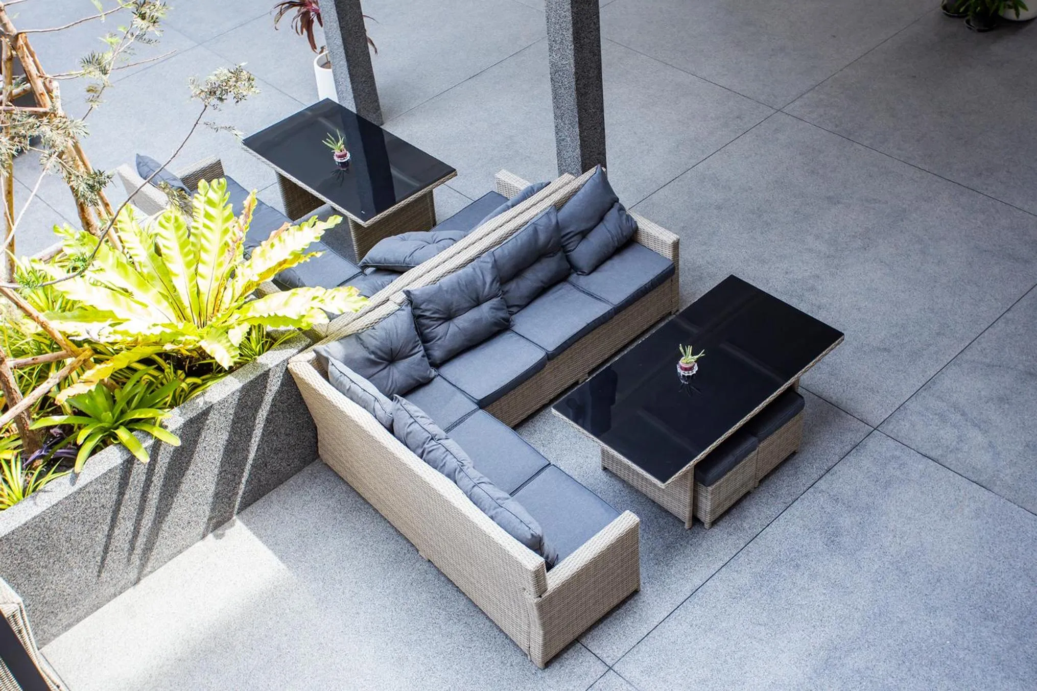 Seating area in Sabai Sabana