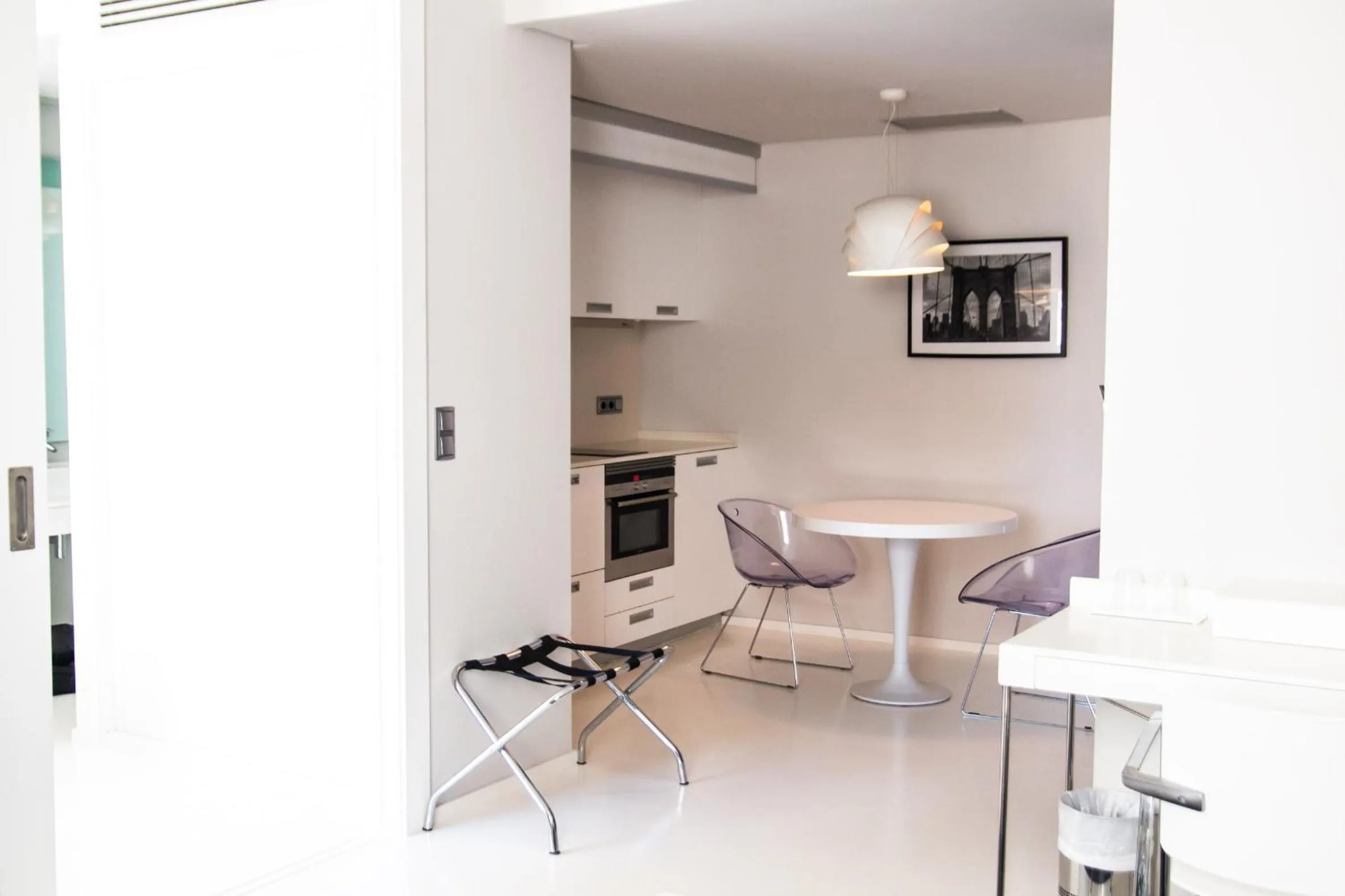 Kitchen or kitchenette in Hotel Maroa Vigo