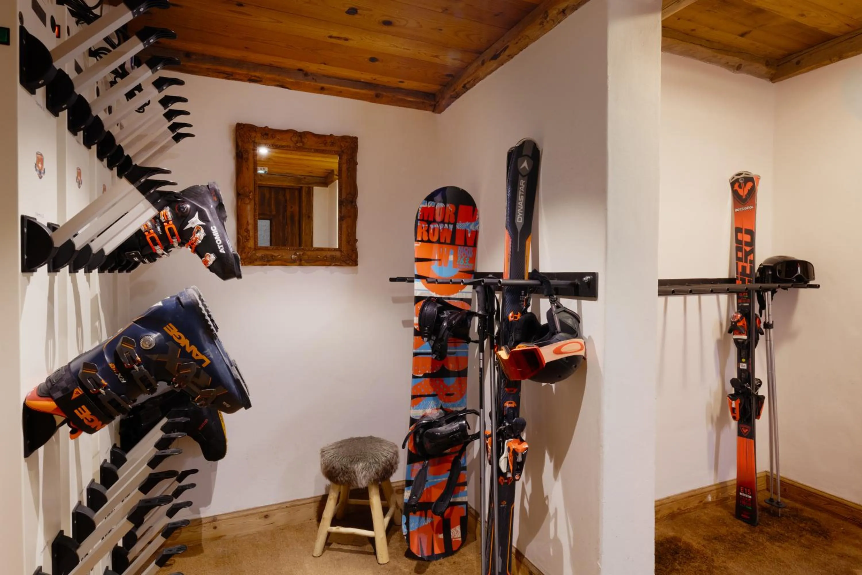 Skiing in La Ferme du Golf