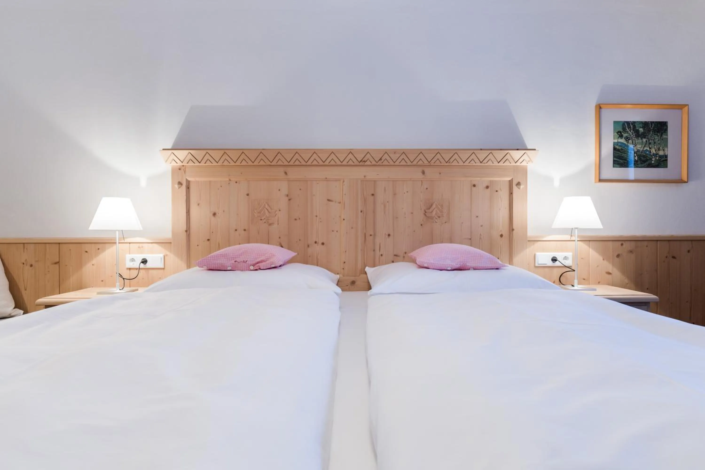 Photo of the whole room, Bed in Gasthof Weyerhof