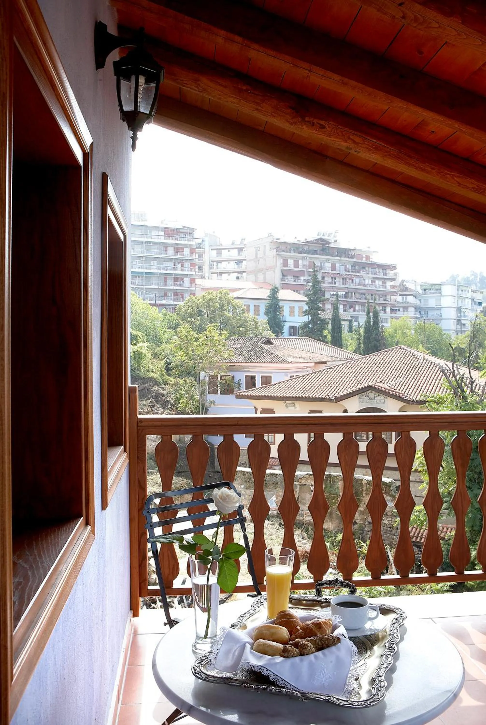 Balcony/Terrace in Boutique Hotel Kokkino Spiti