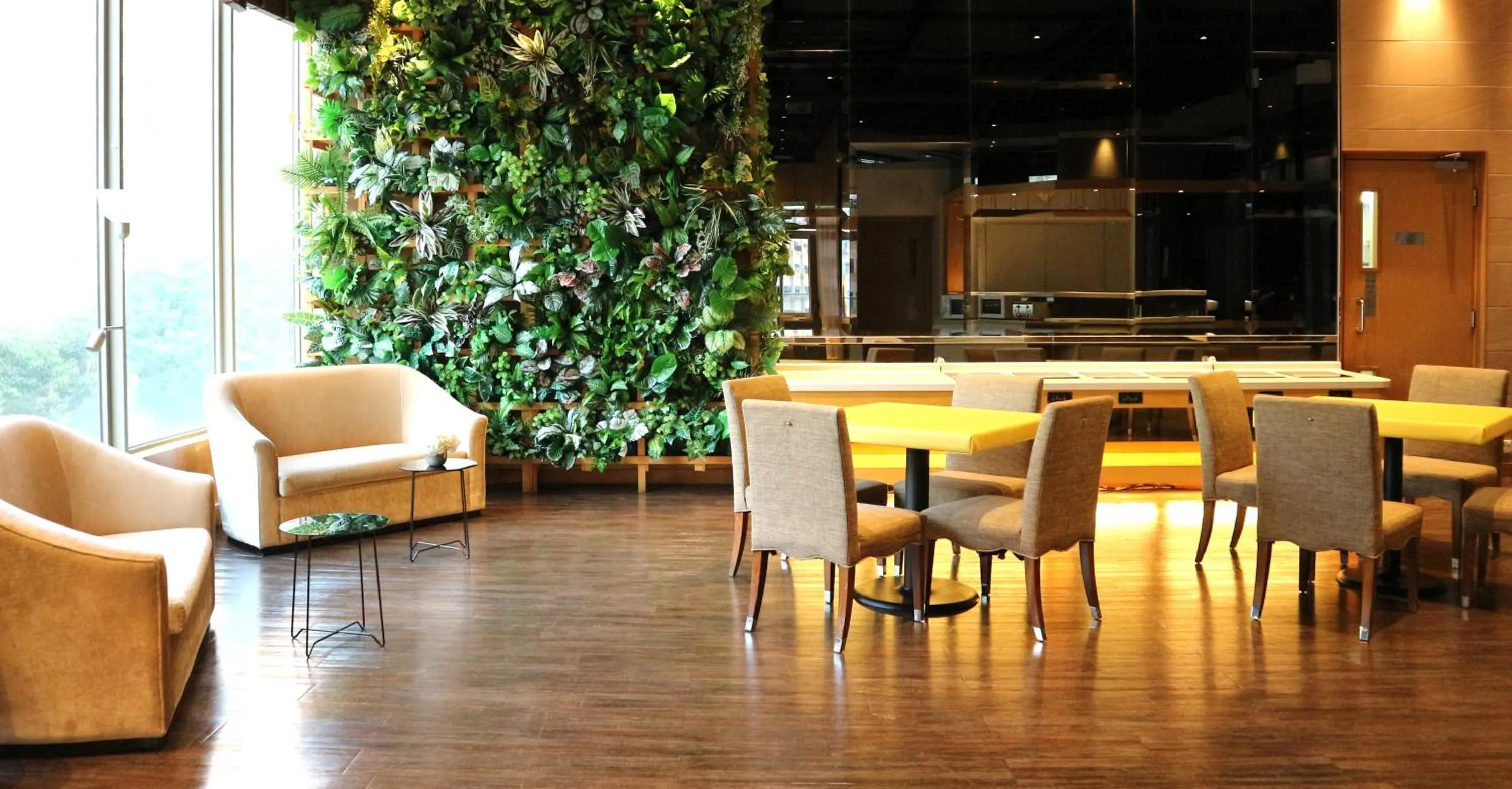 Dining area in Dorsett Mongkok, Hong Kong