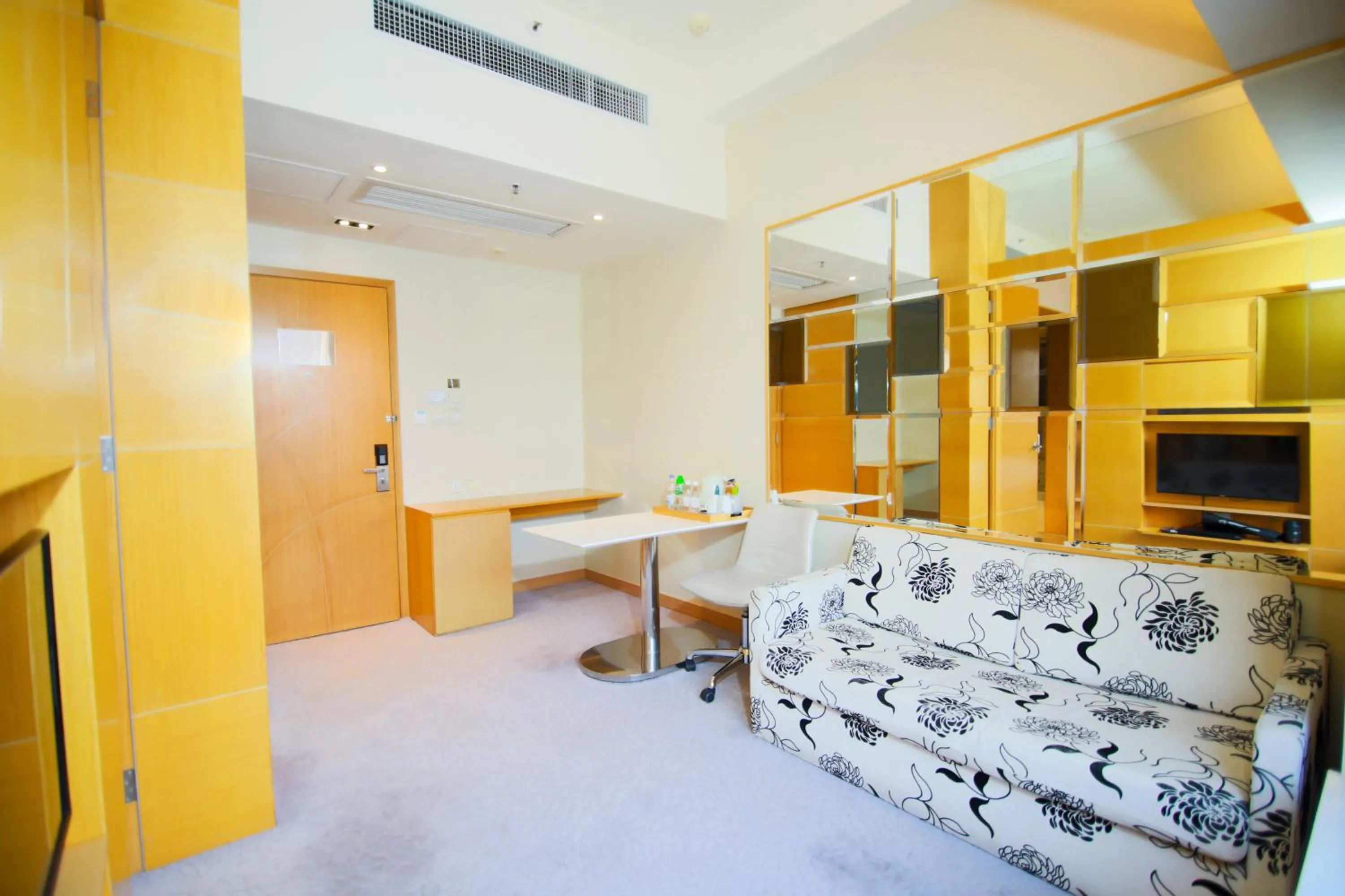 Living room in Dorsett Mongkok, Hong Kong