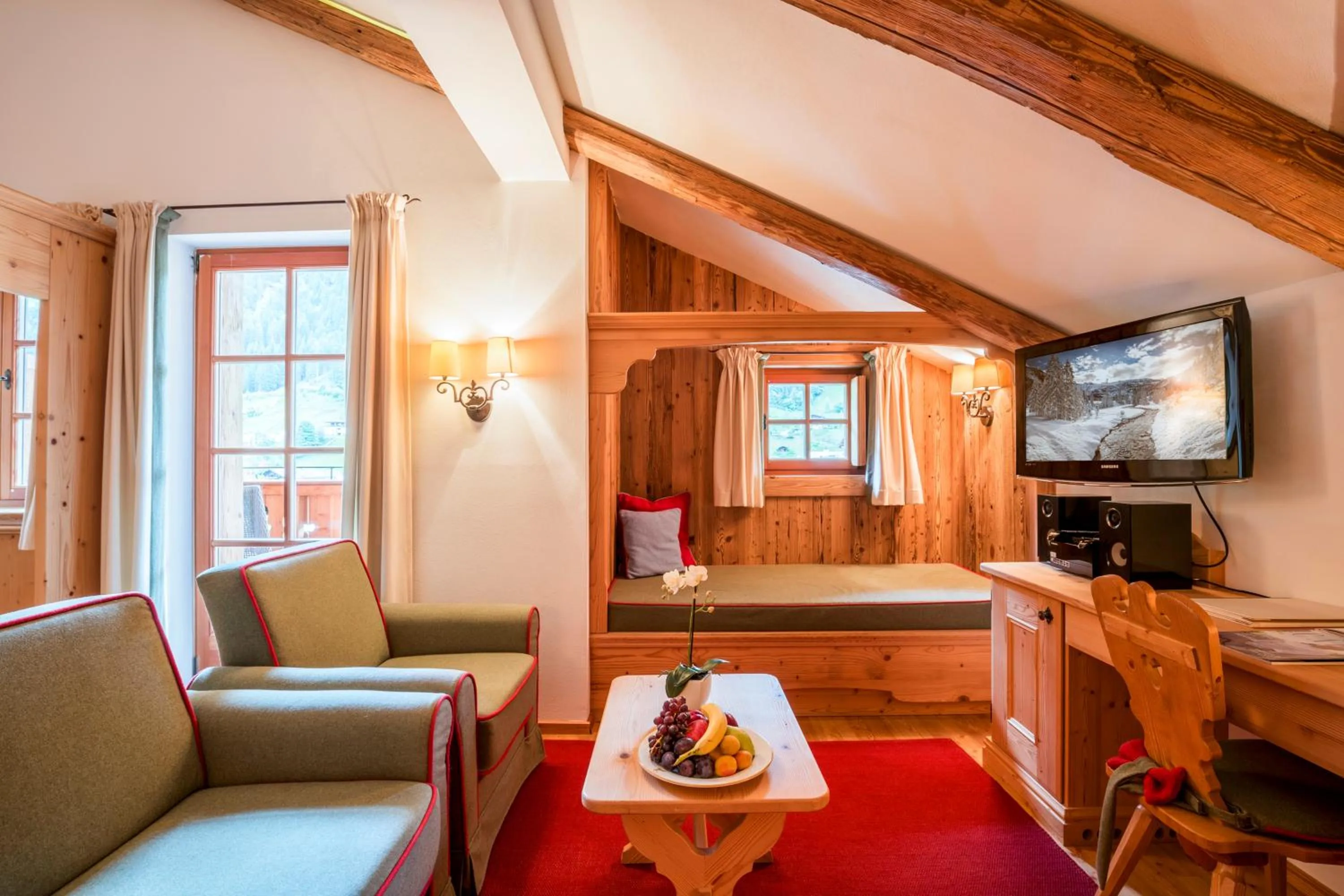 Photo of the whole room, Bed in Grossarler Hof Superior