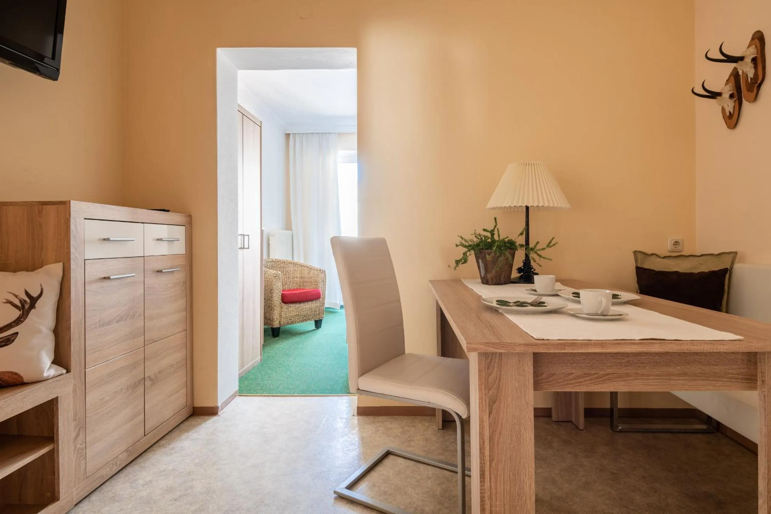 Living room, Bed in Der Jagdhof