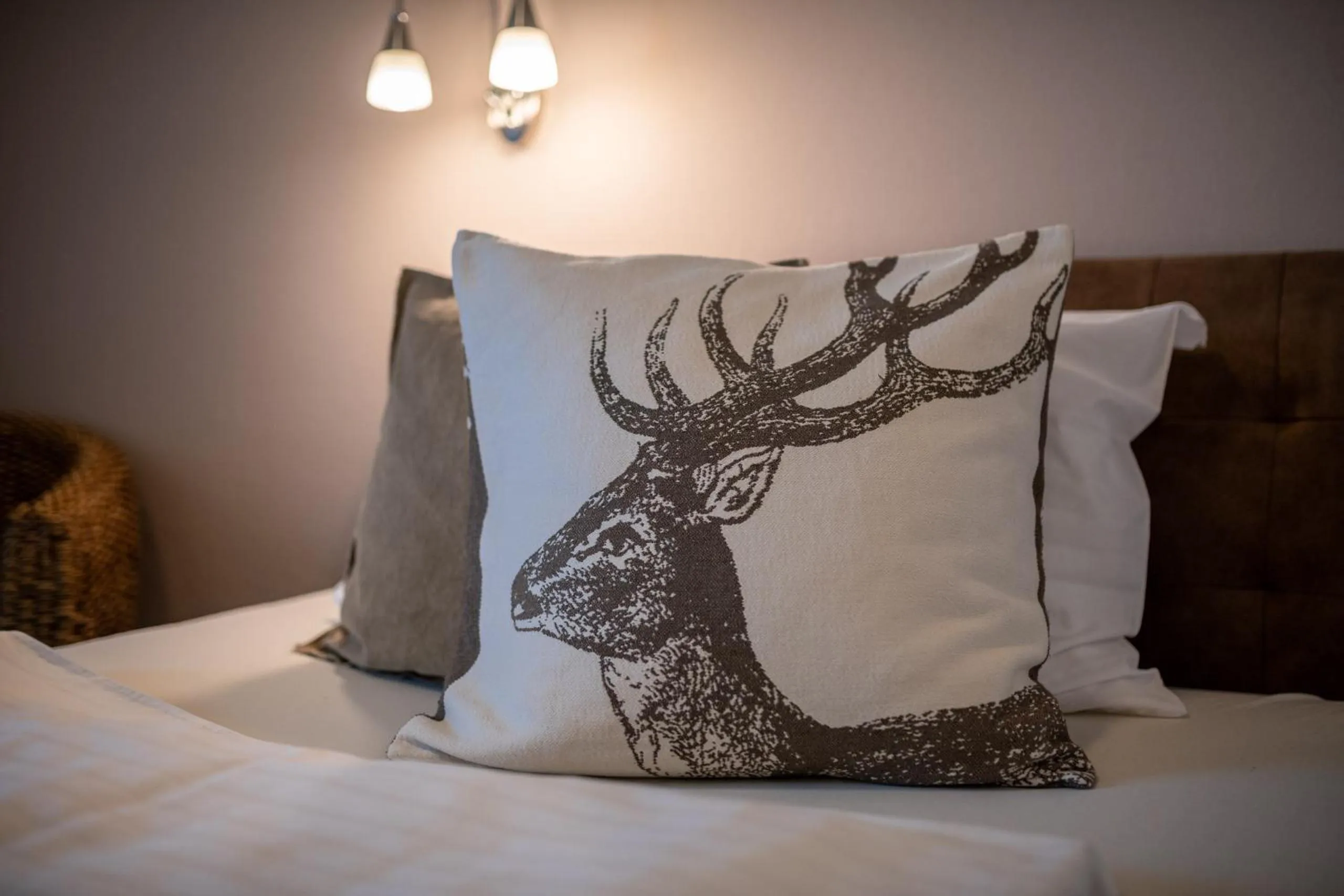 Decorative detail, Bed in Der Jagdhof