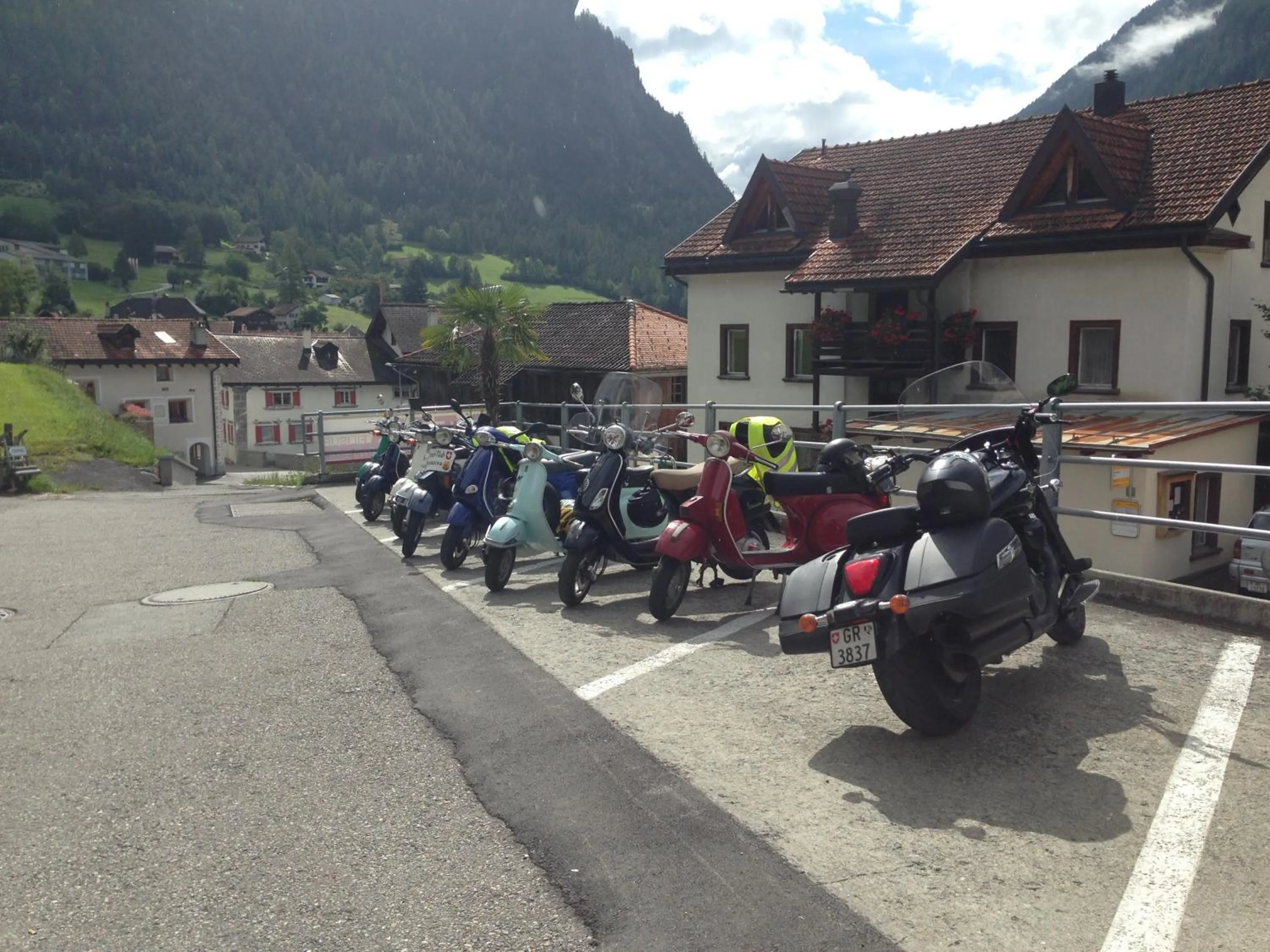 People in Hotel Restaurant Rätia