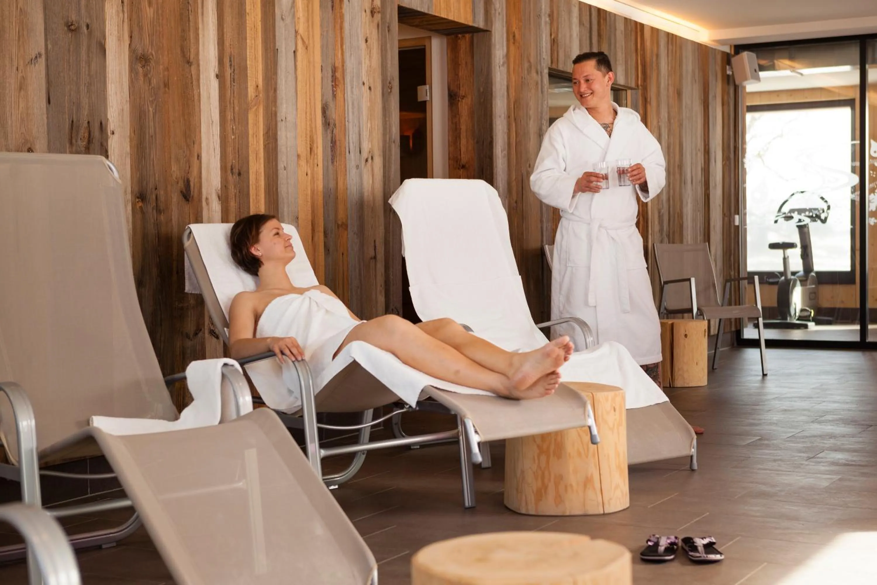 Sauna in Explorer Hotel Oberstdorf