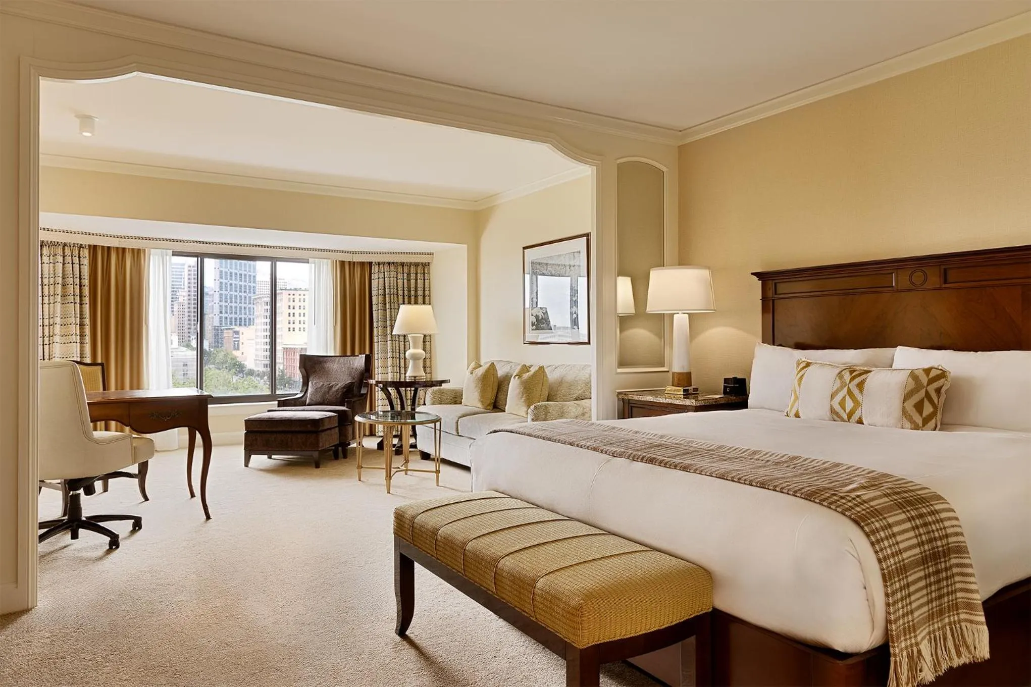 Bed in Little America Hotel Salt Lake City