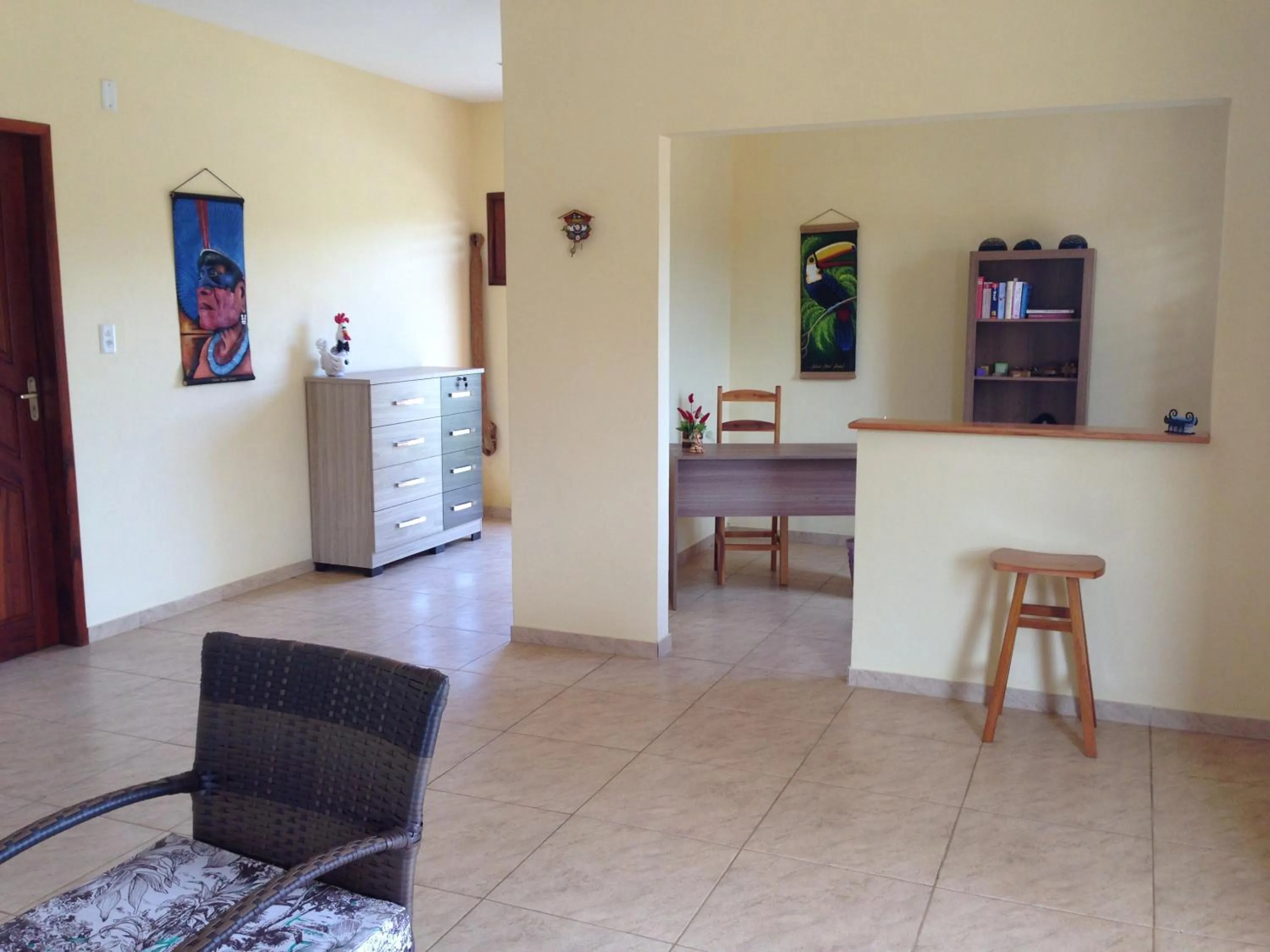 Lobby or reception in Pousada Muiraquitã