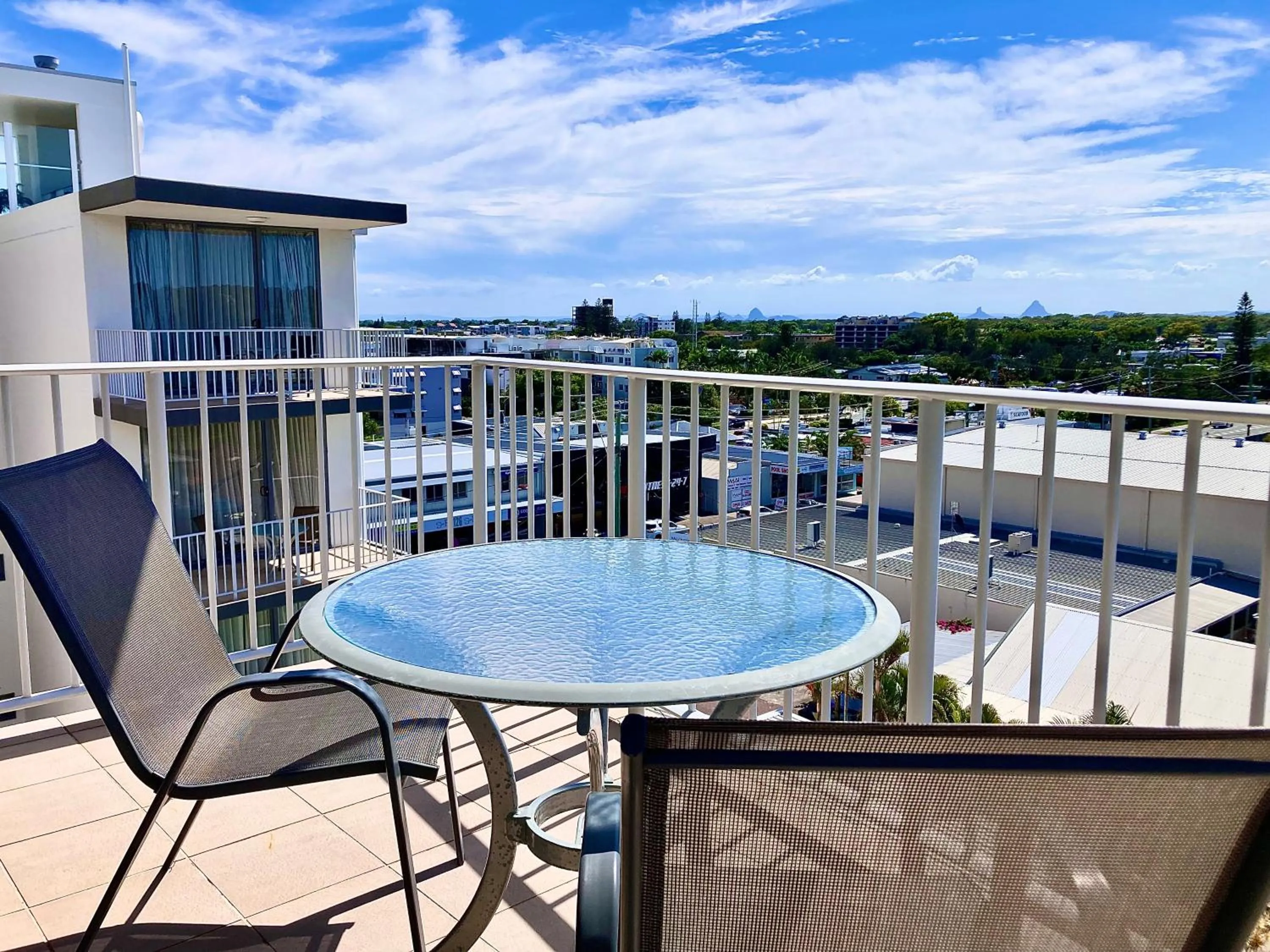 Balcony/Terrace in Ocean Views Resort Caloundra
