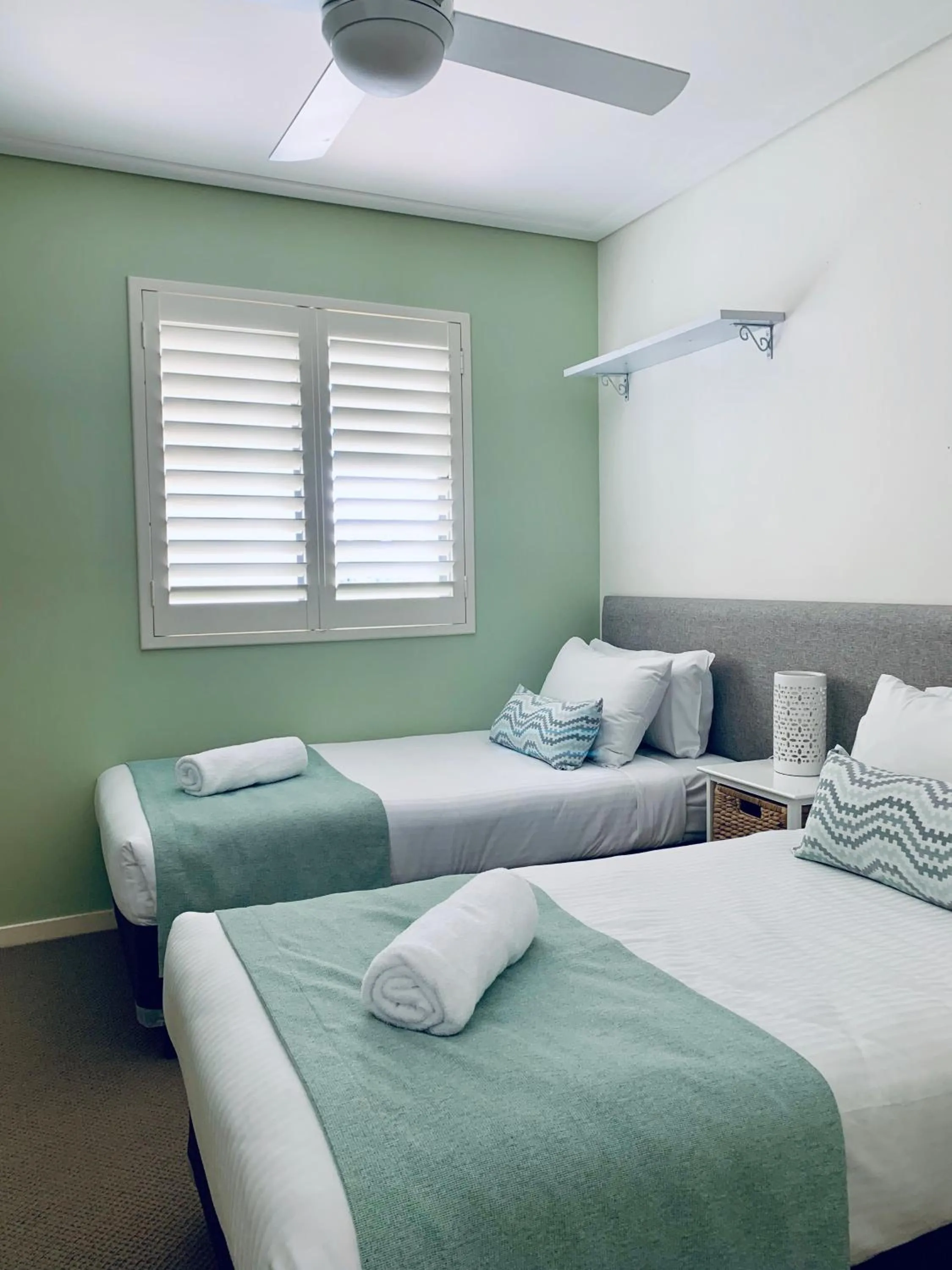 Bed in Ocean Views Resort Caloundra