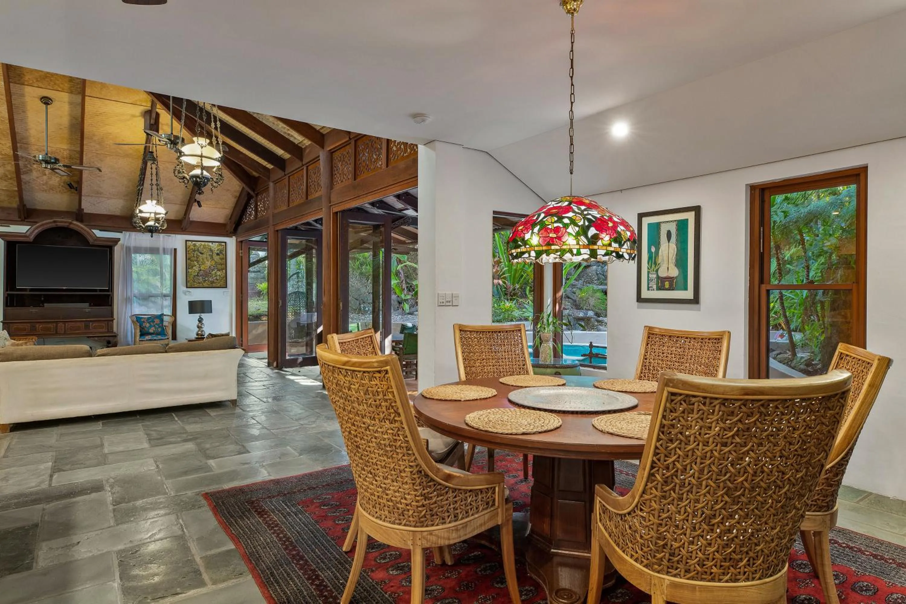 Seating area in Garden Burees