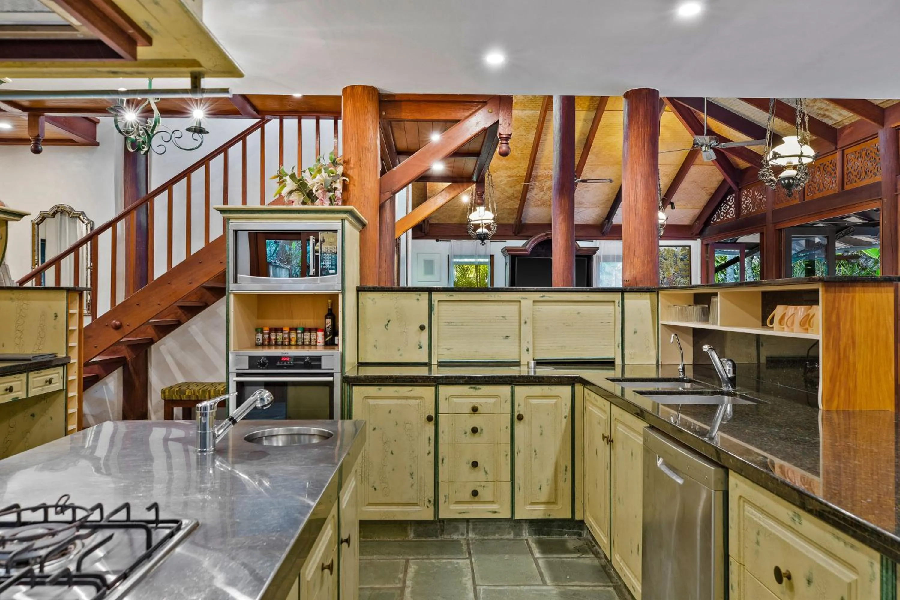 kitchen in Garden Burees