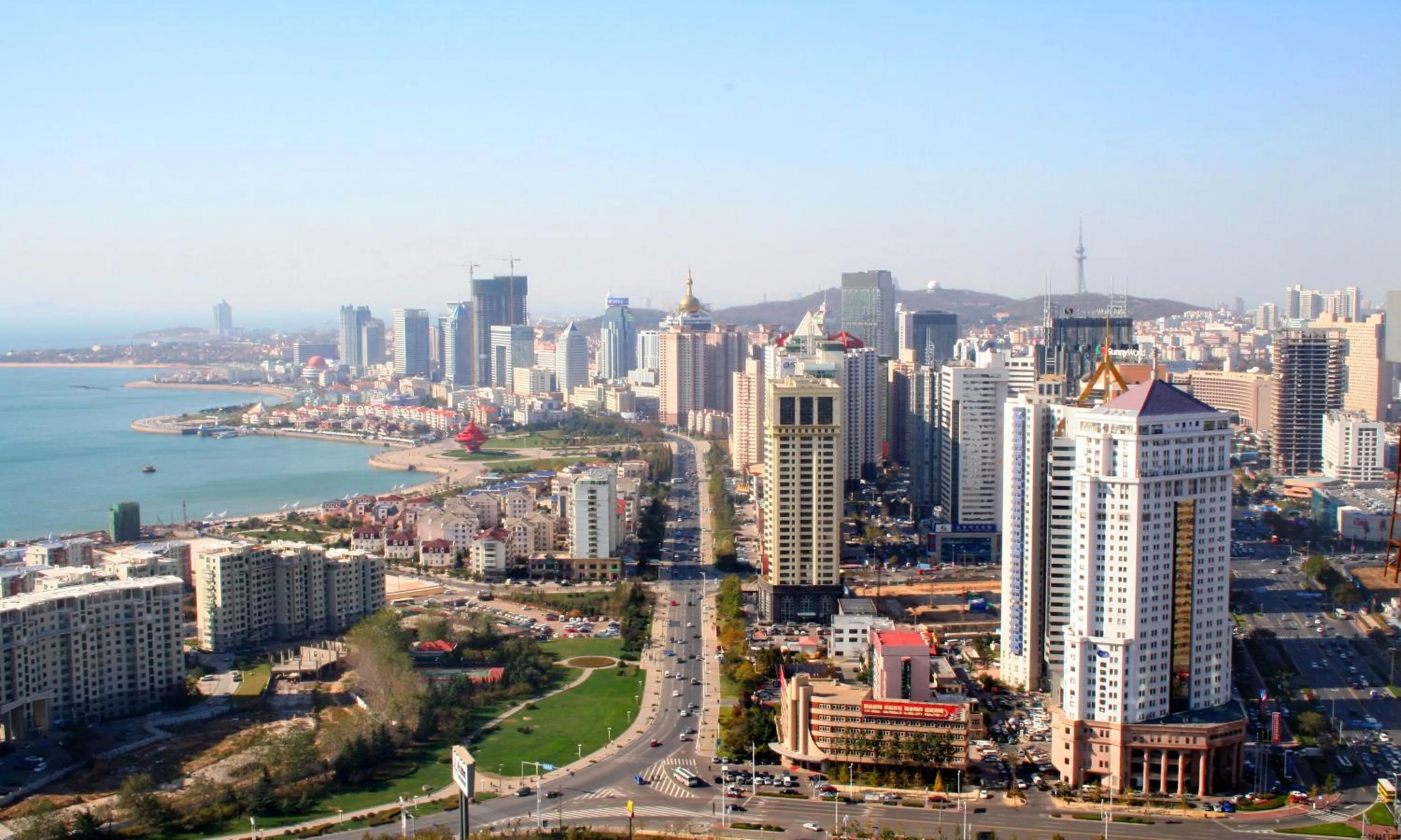 Property building in Crowne Plaza Qingdao by IHG