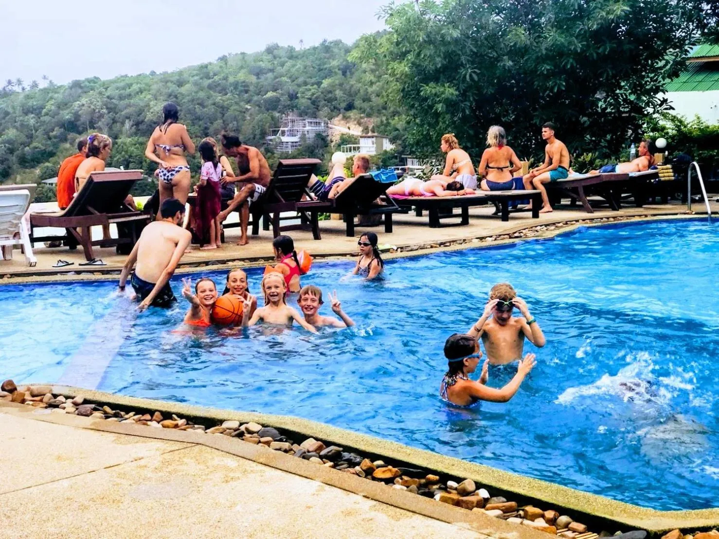 Family in Phangan Utopia Resort