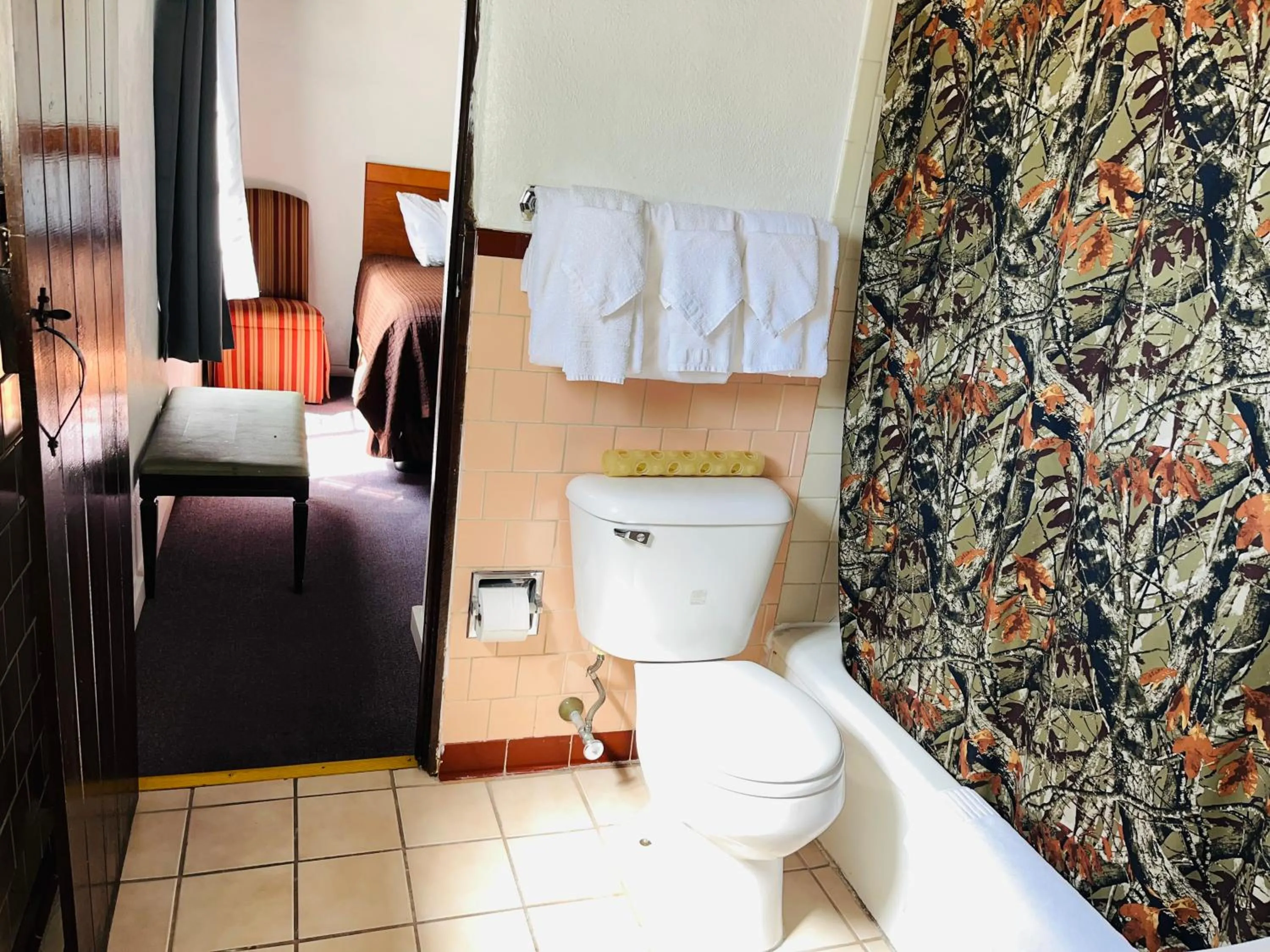 Bed in Cottonwood Court Motel