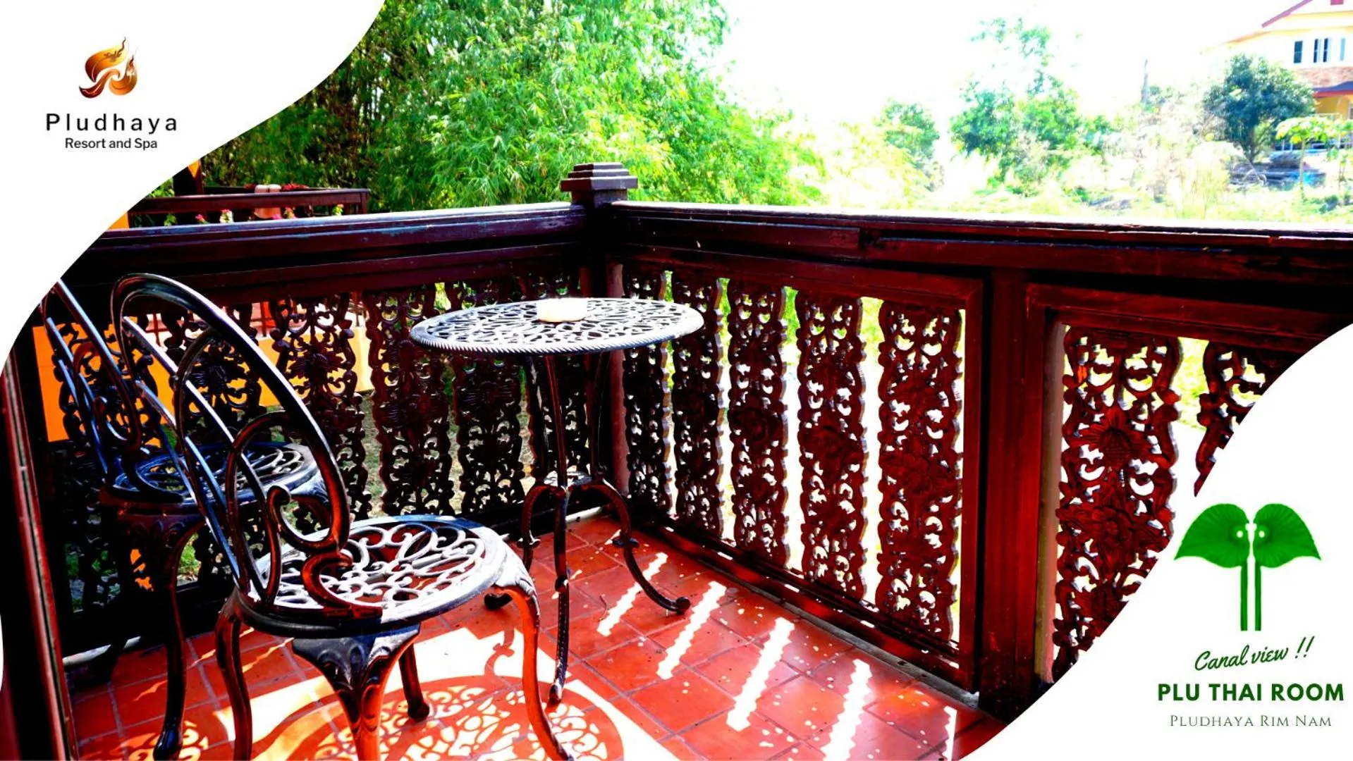 Patio in Pludhaya Resort & Spa