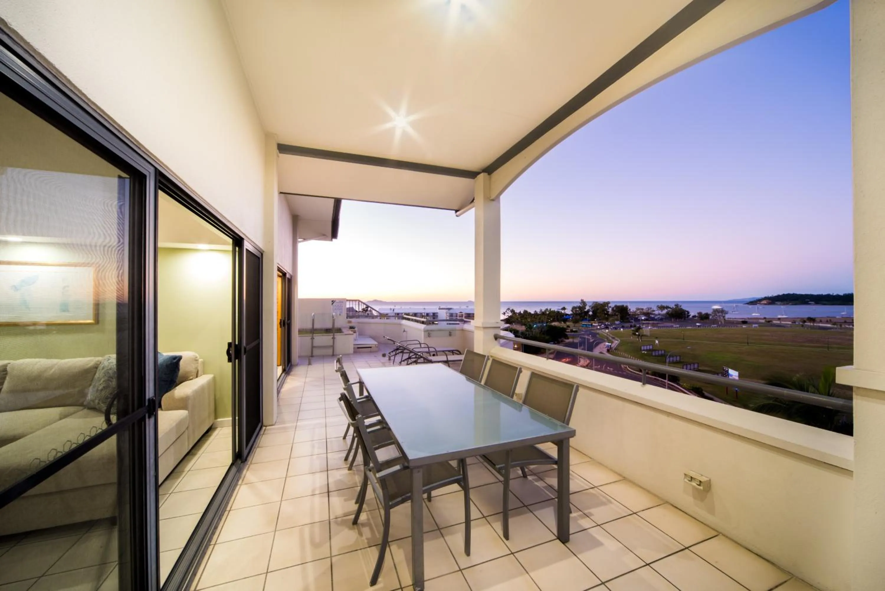 Balcony/Terrace in Portside Whitsunday Luxury Holiday Apartments