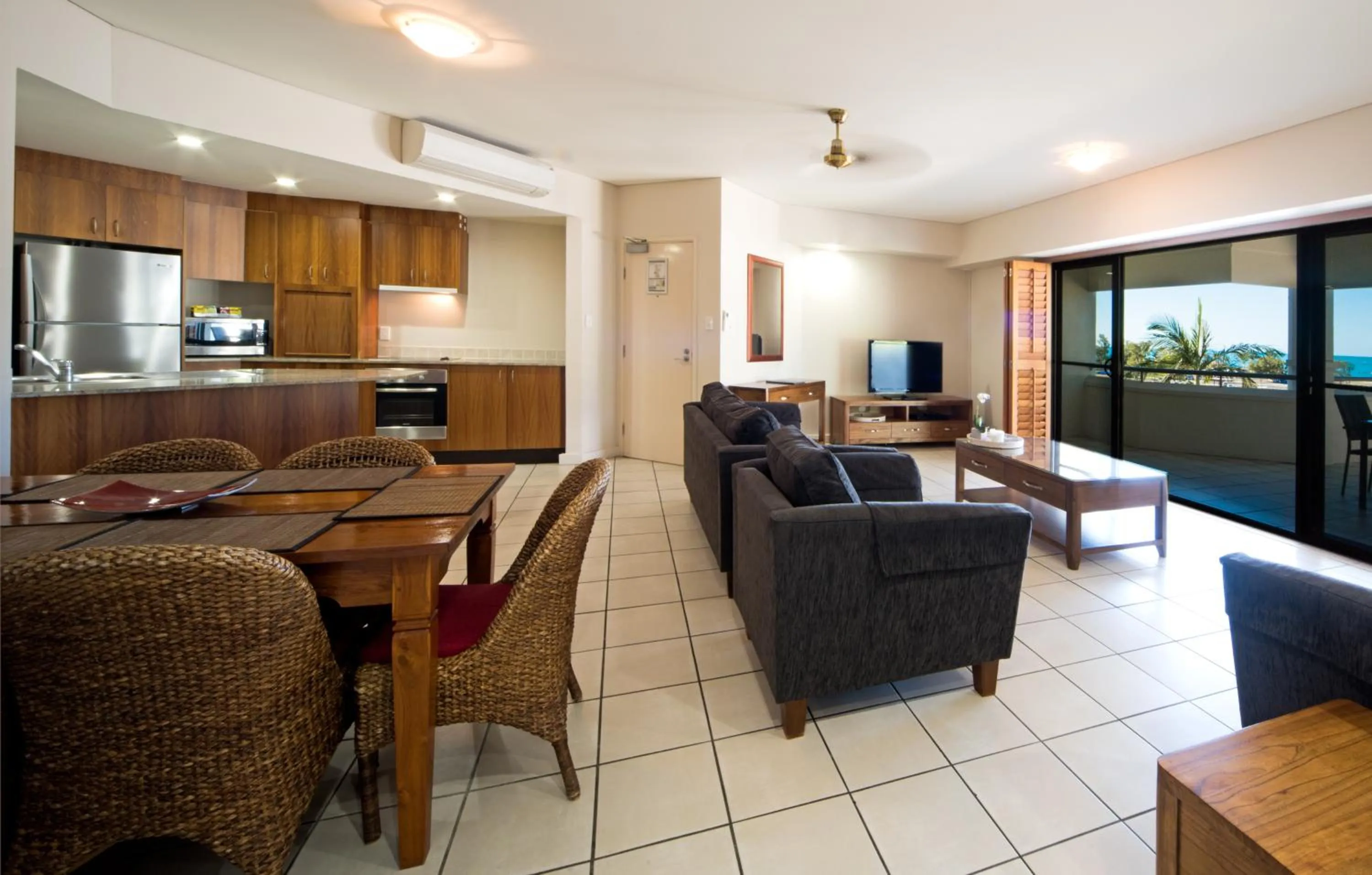 Living room in Portside Whitsunday Luxury Holiday Apartments
