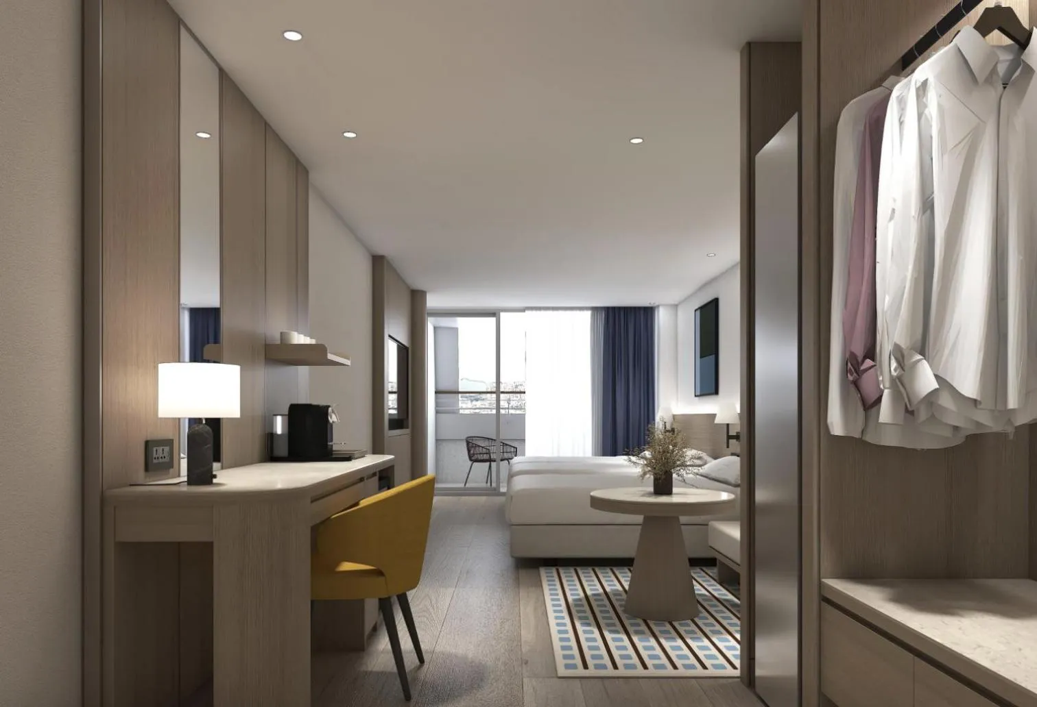 Bed in Hotel PJ Myeongdong