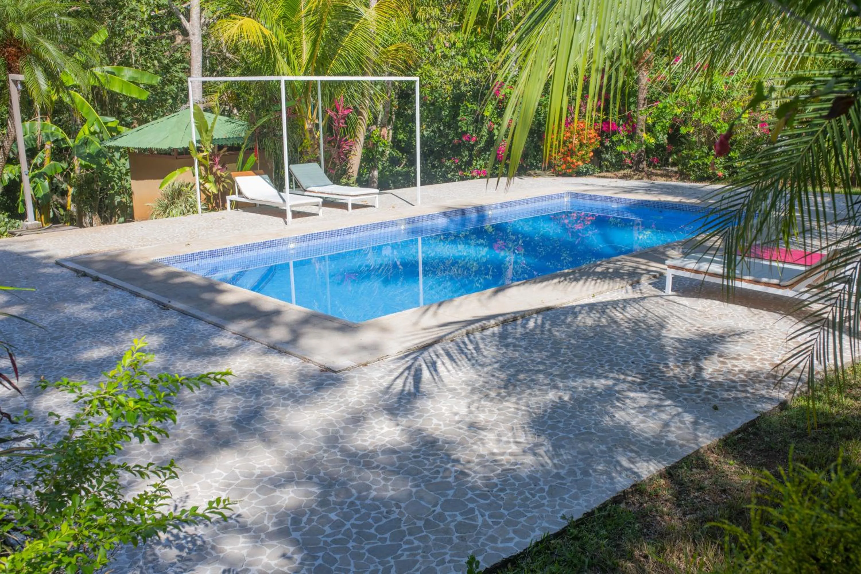 Swimming pool in Rancho Capulin B&B