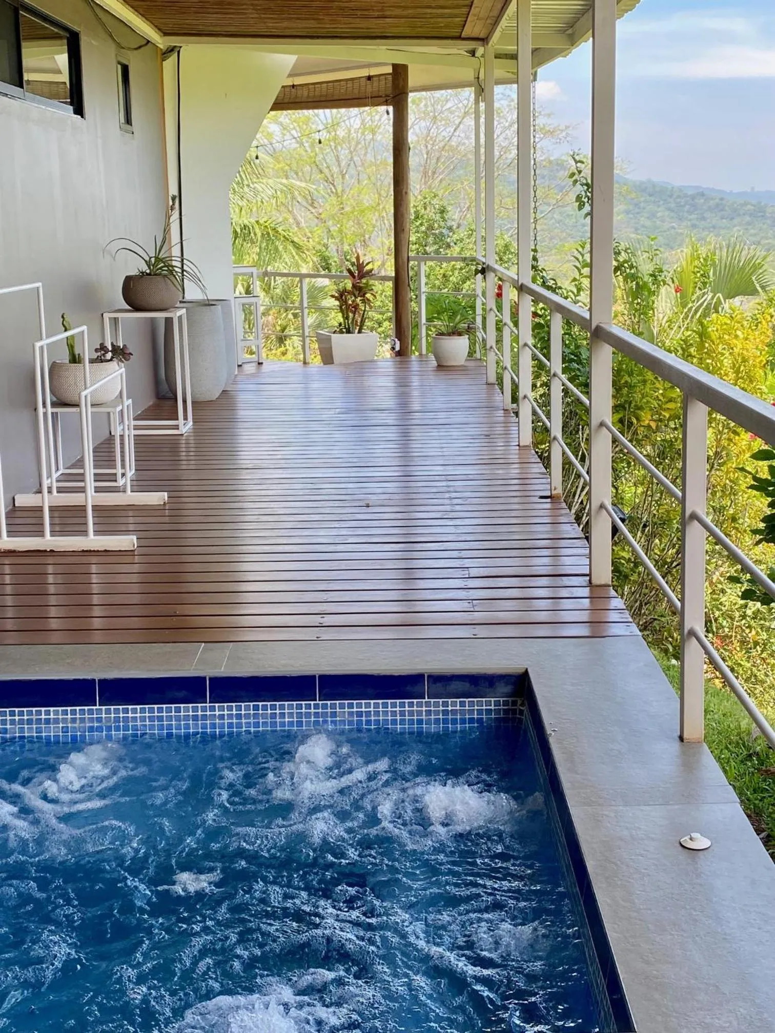 Patio in Rancho Capulin B&B