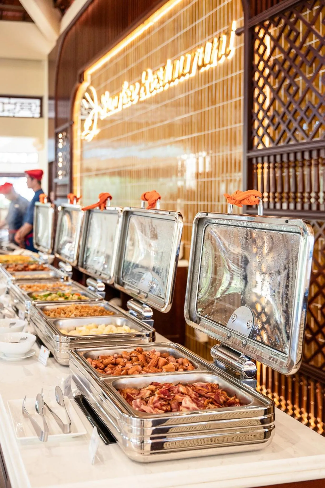 Buffet breakfast in Sunny Beach Resort & Spa Mui Ne
