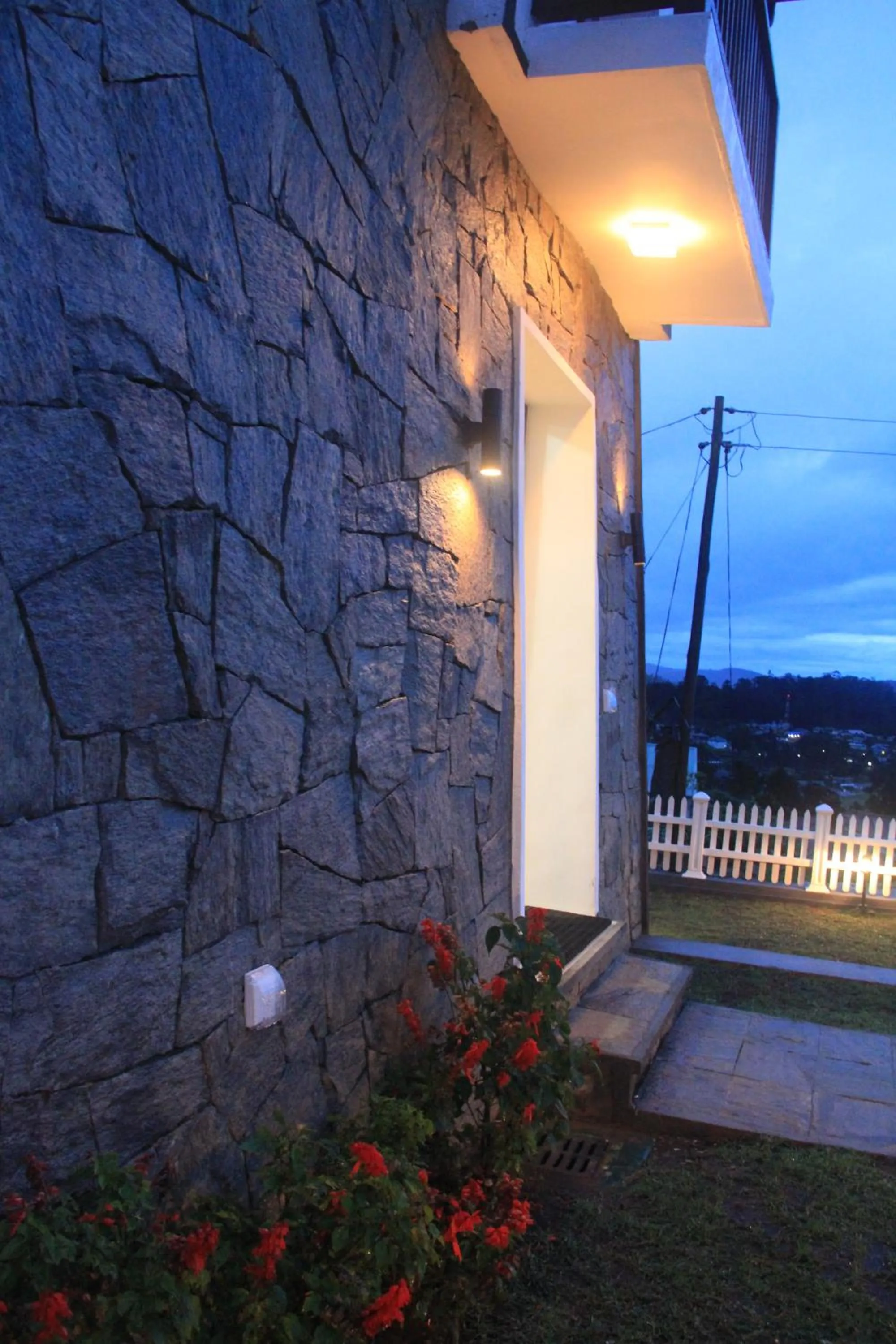 Garden view in Villa de Roshe