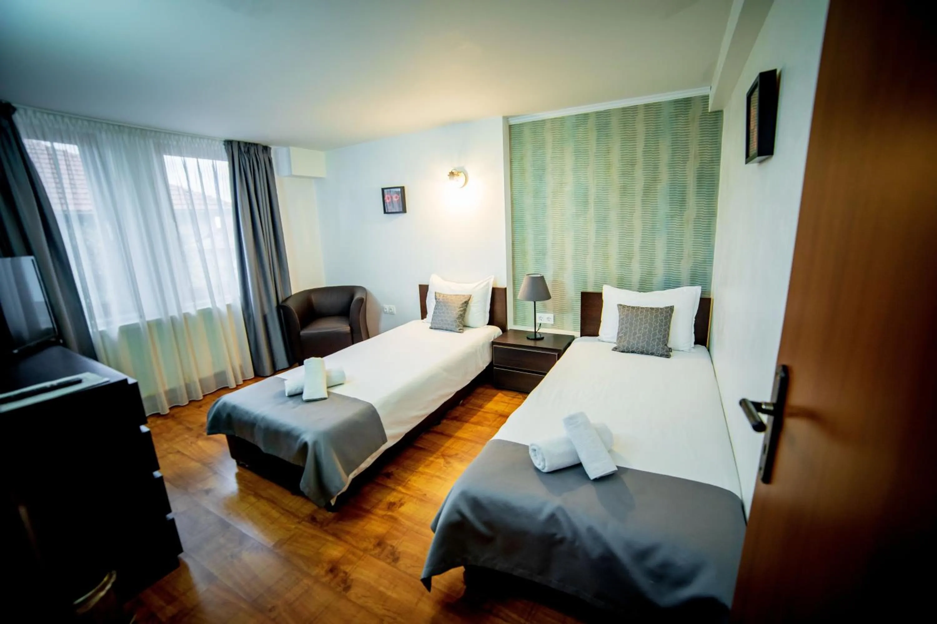 Bed in Velinov Boutique Hotel with Free Shuttle