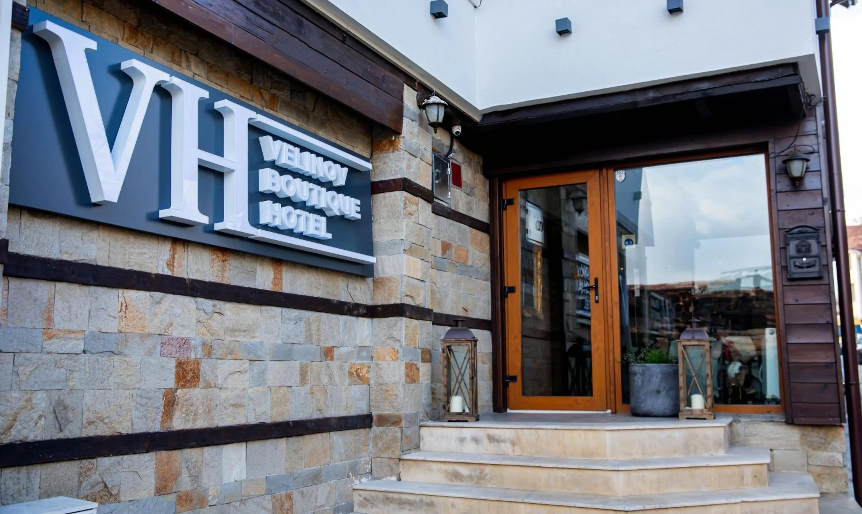 Facade/entrance in Velinov Boutique Hotel with Free Shuttle