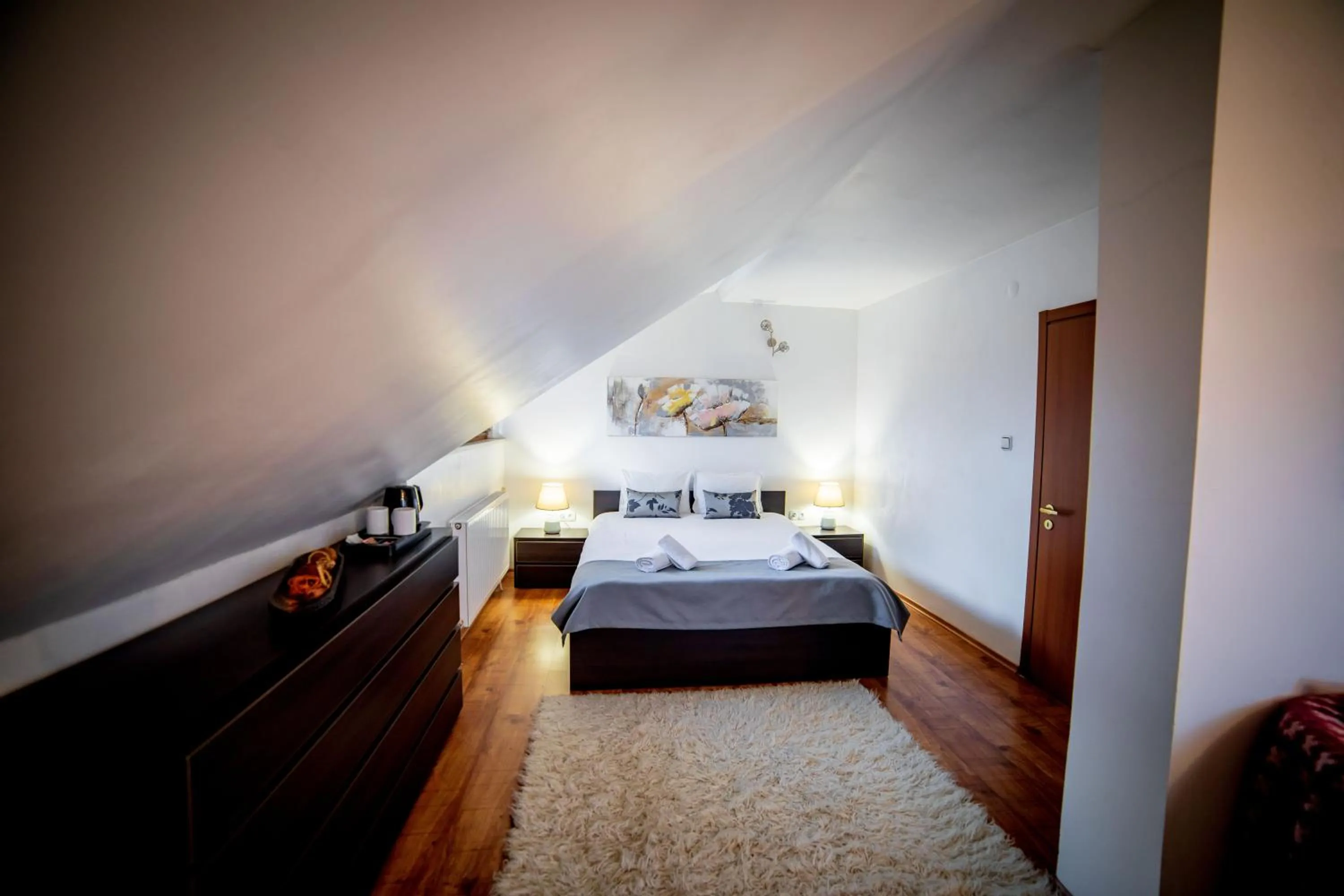 Bed in Velinov Boutique Hotel with Free Shuttle