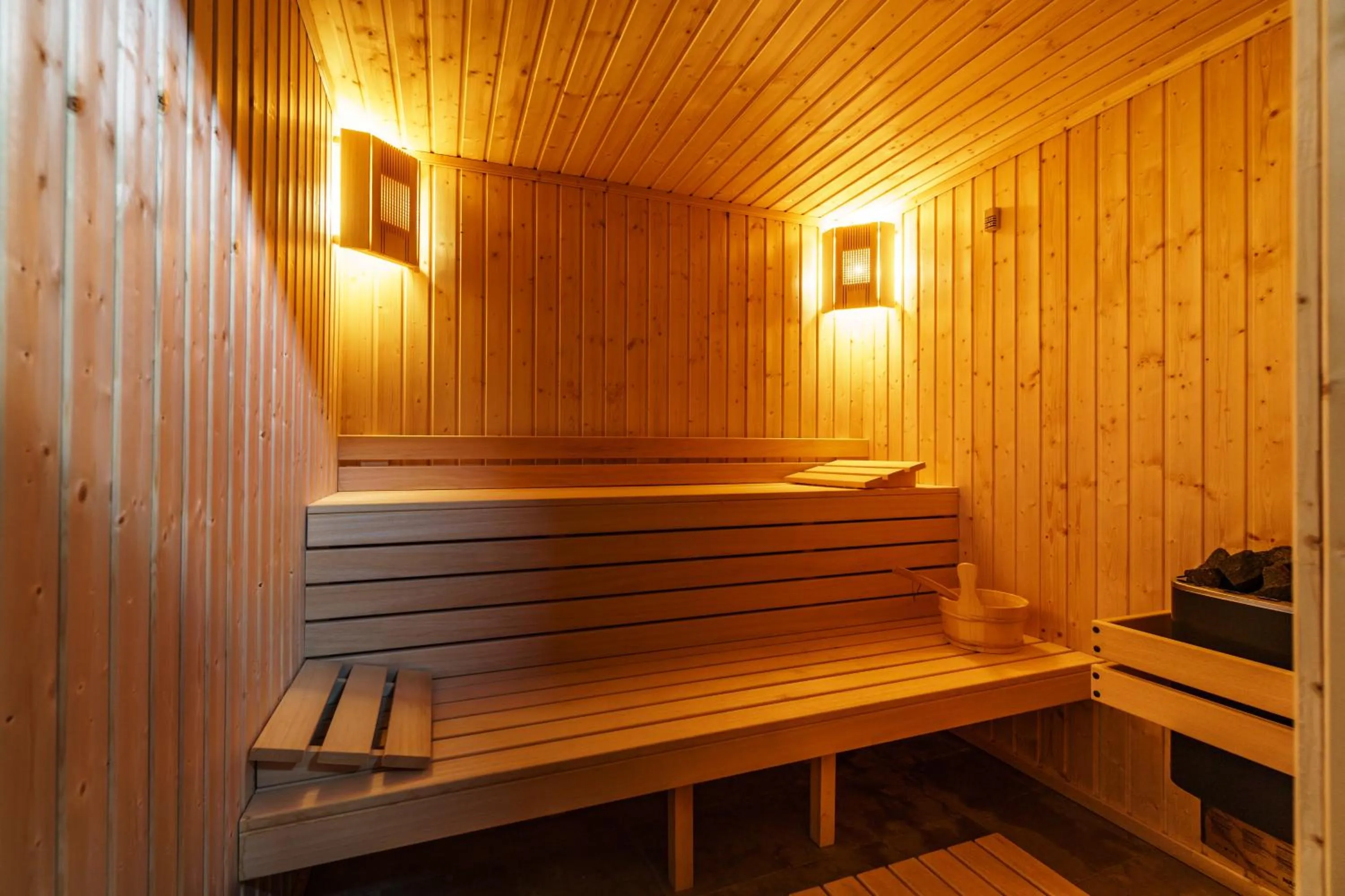Sauna in Velinov Boutique Hotel with Free Shuttle