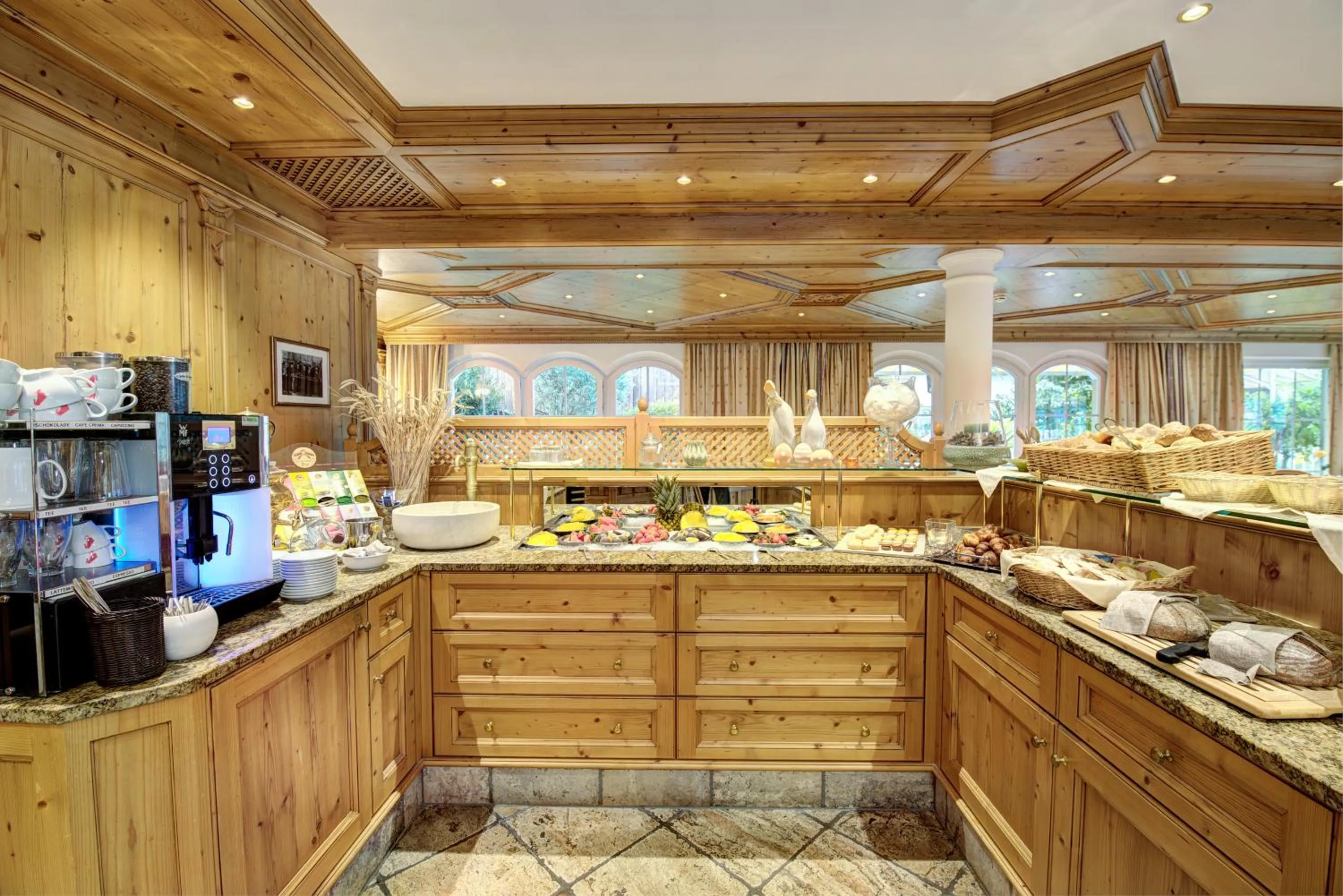 Buffet breakfast in Hotel Bergland