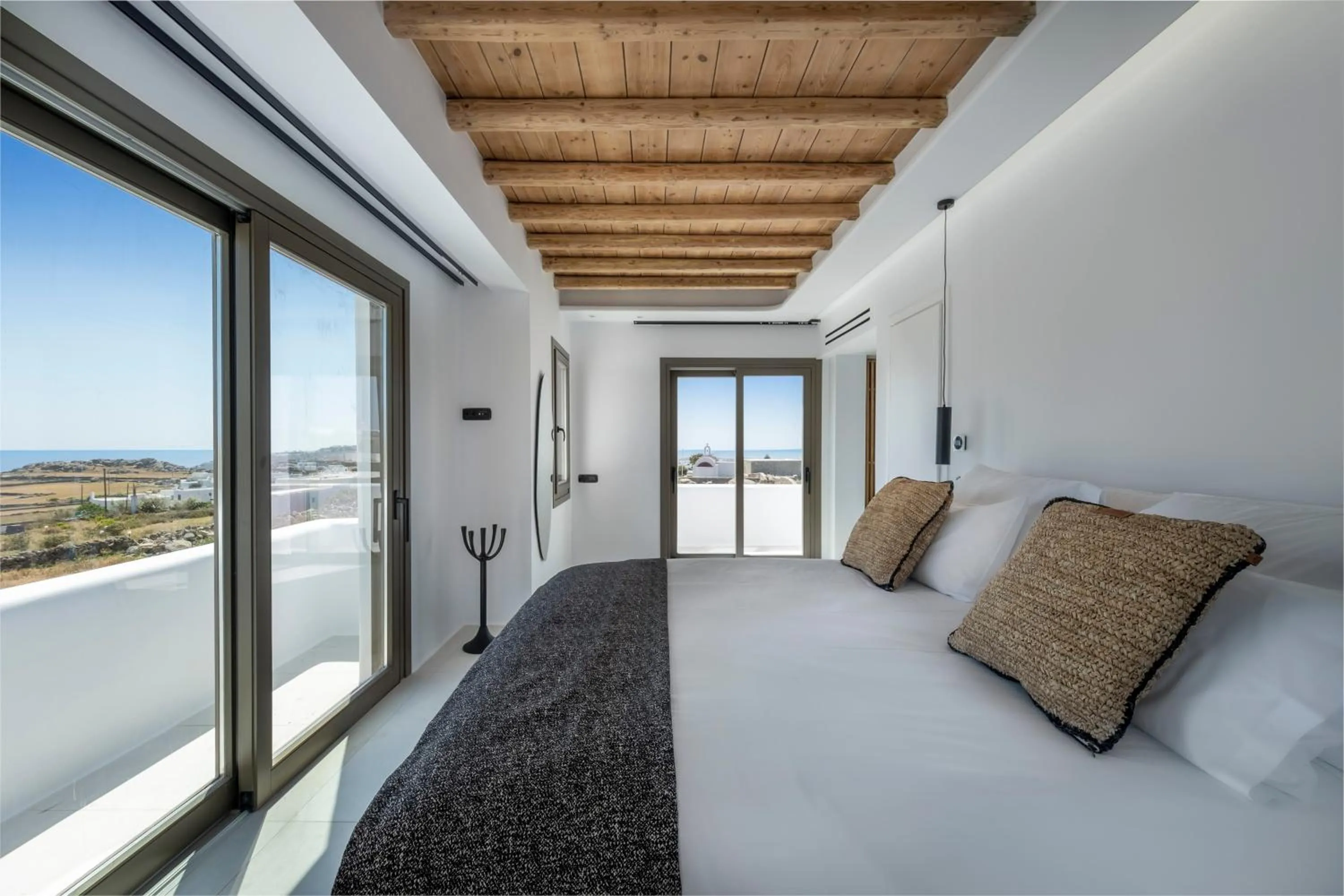 Bed in Deliades Hotel