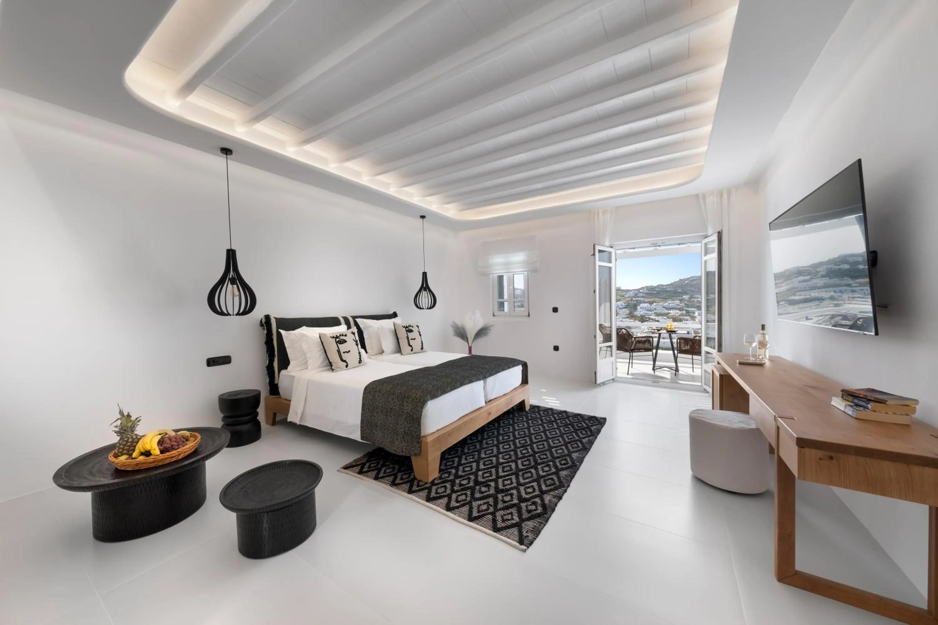 Photo of the whole room, Bed in Deliades Hotel