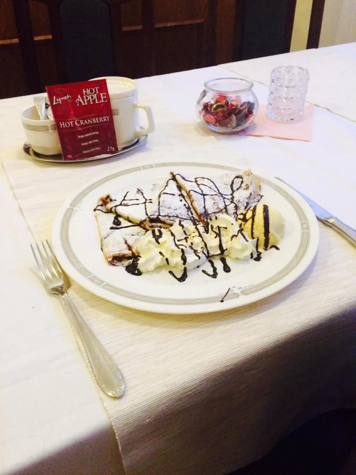 Food close-up in Hotel Annahof