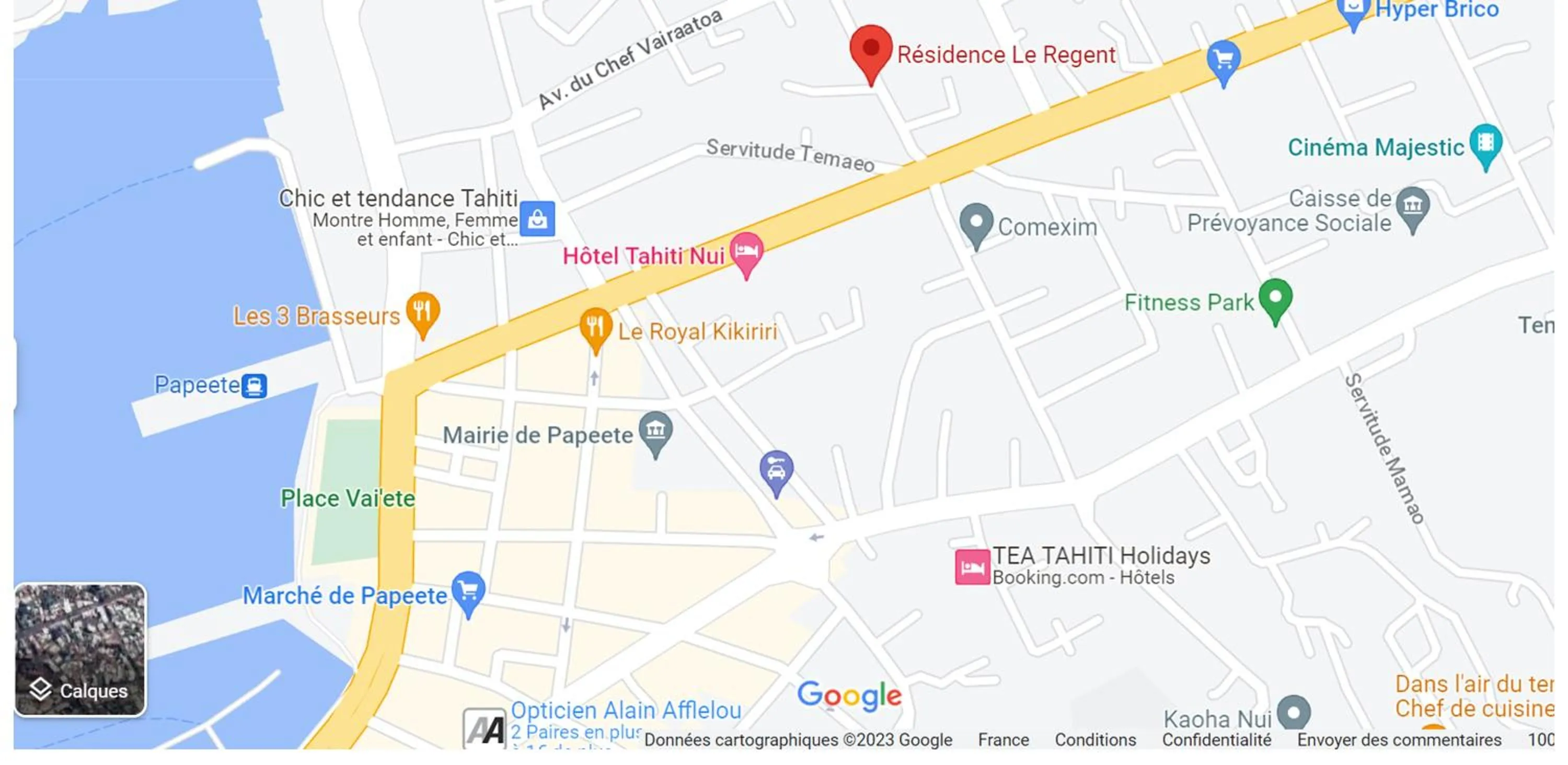 Location in Régent 3e étage Papeete