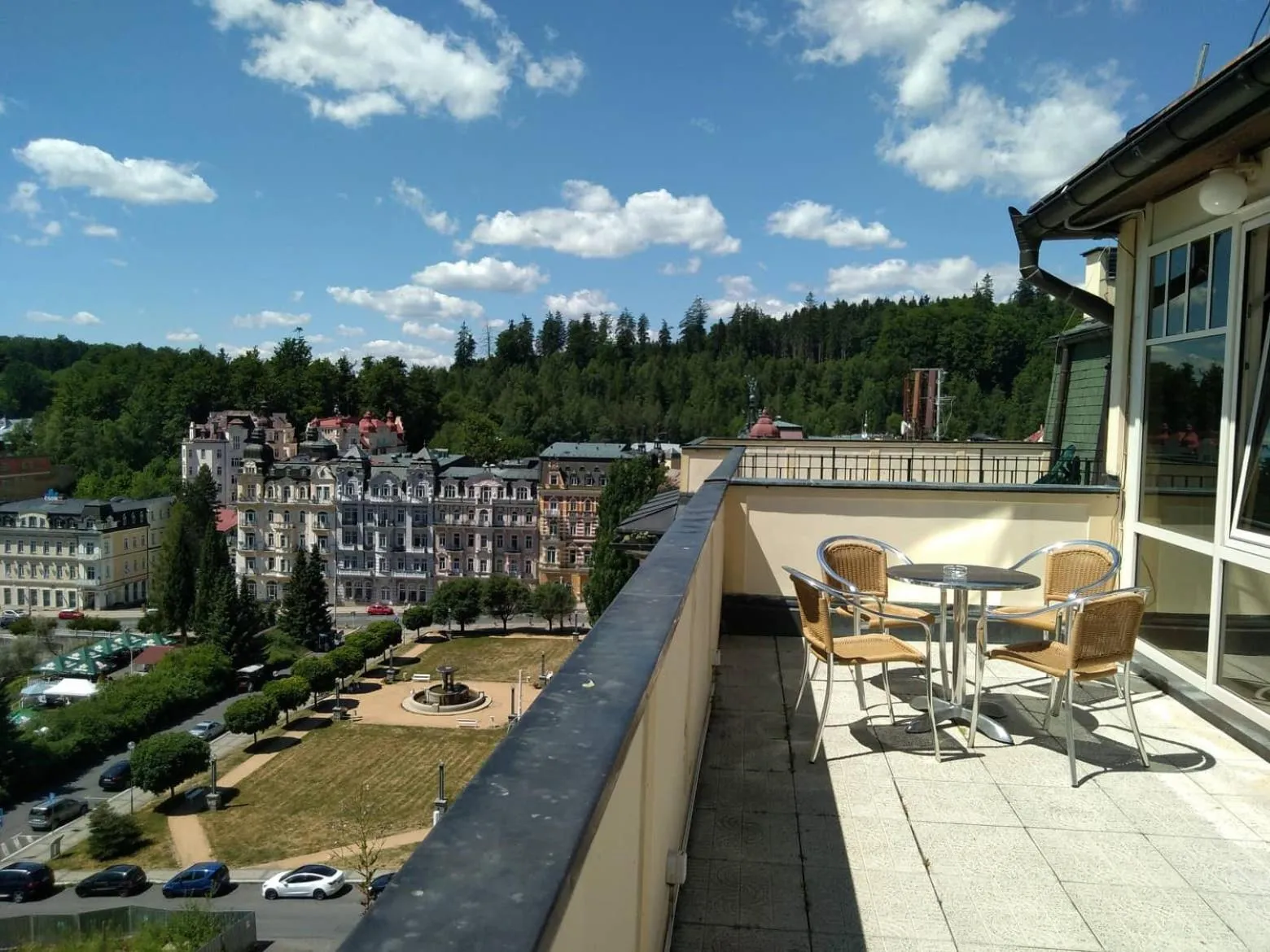 Balcony/Terrace in Hotel Flora