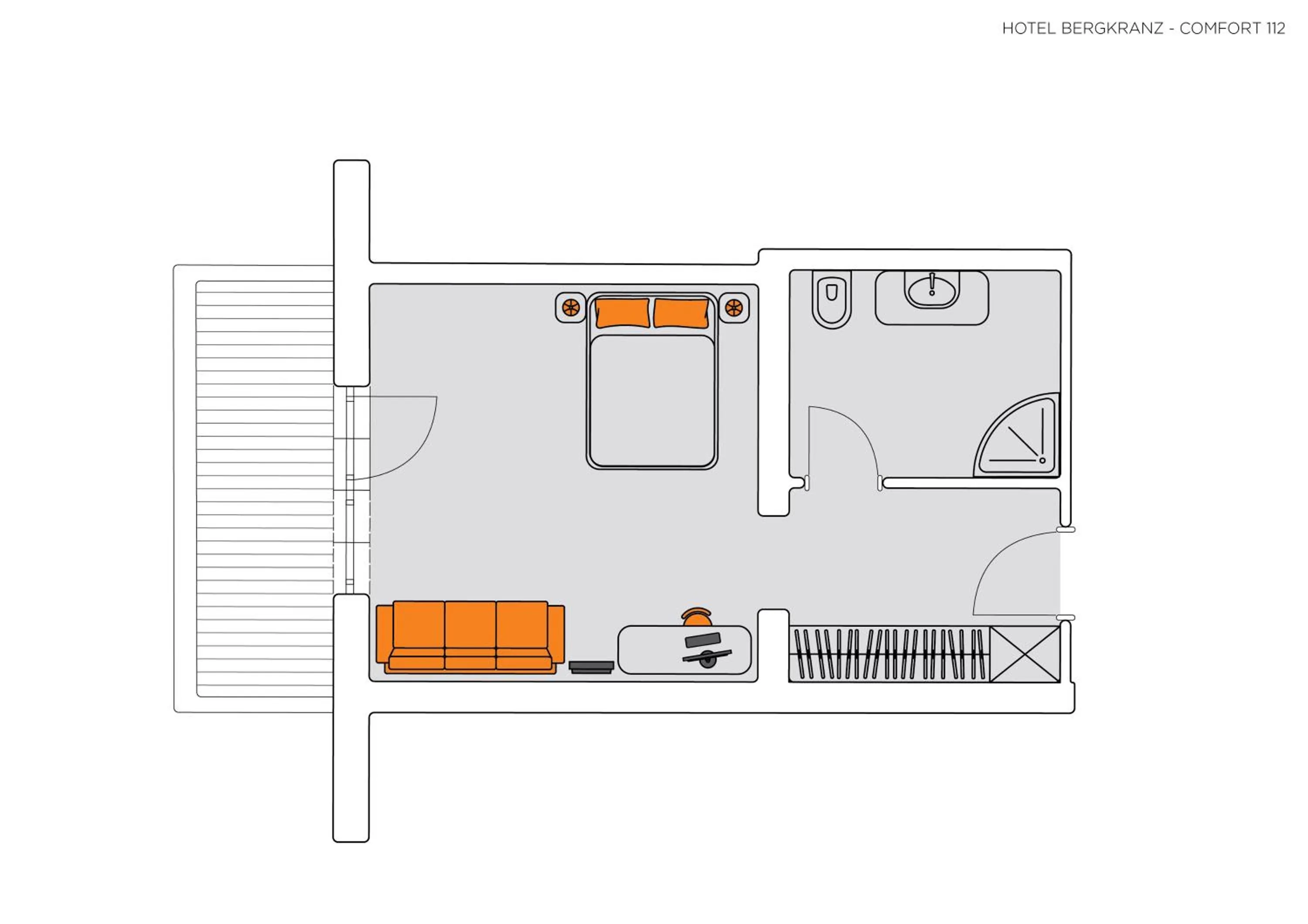 Floor plan in Hotel Bergkranz