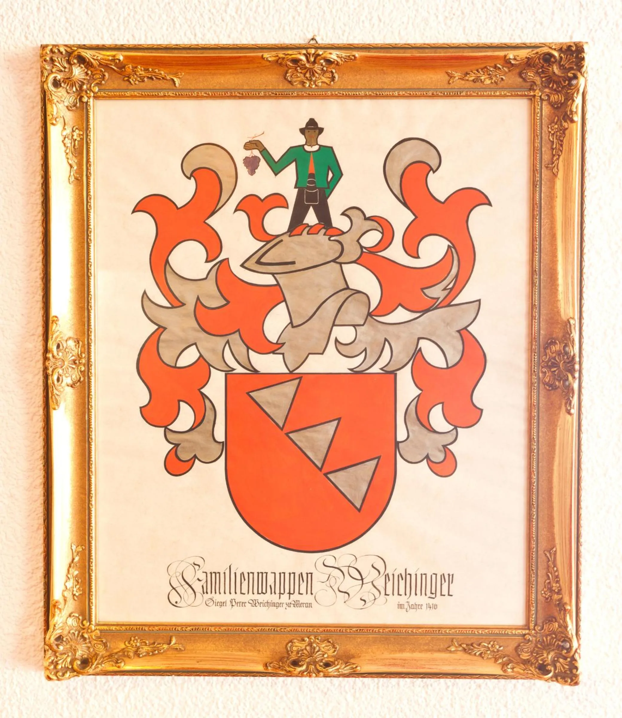 Decorative detail in Hotel Bergkranz