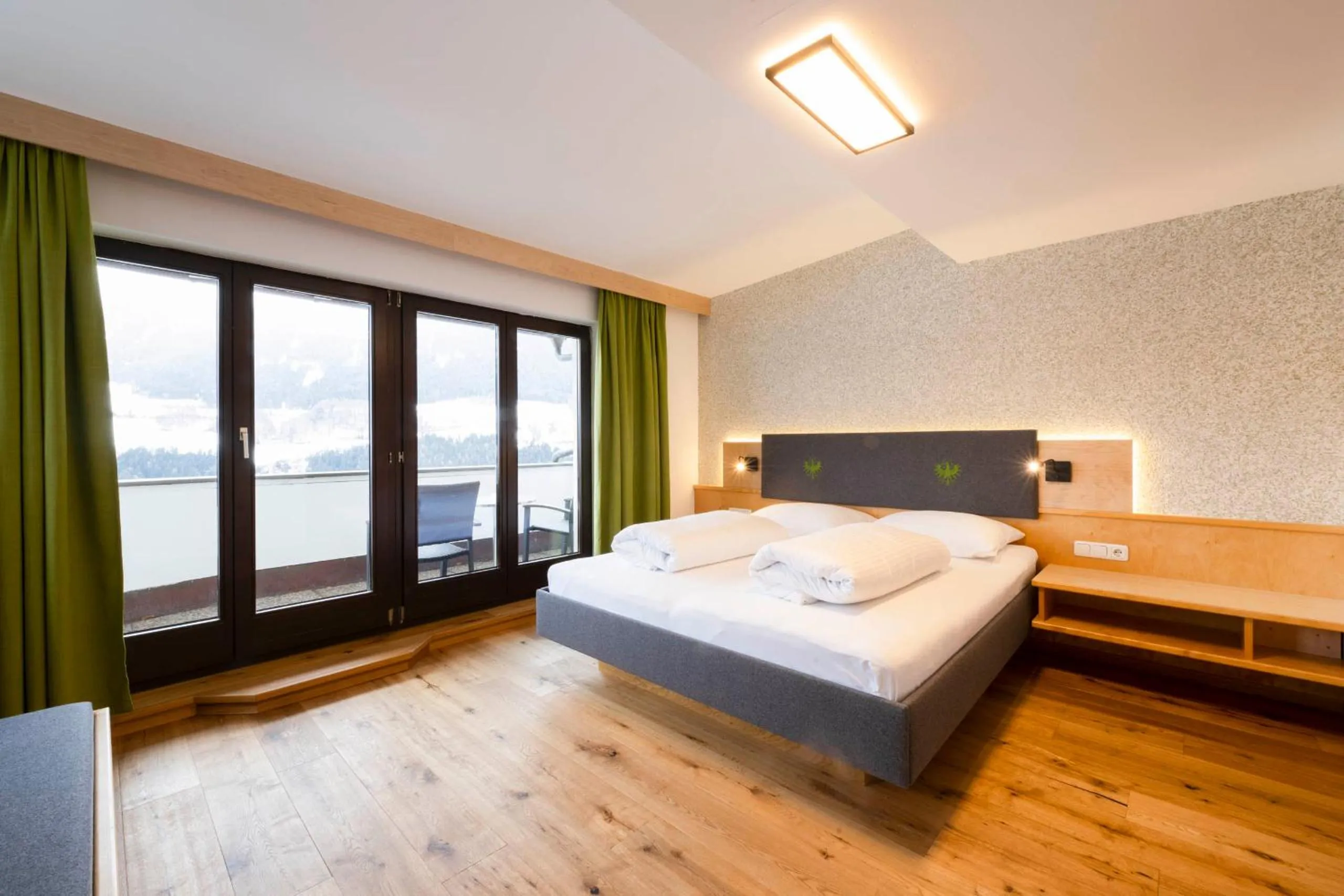 Bed in Hotel Bergkranz