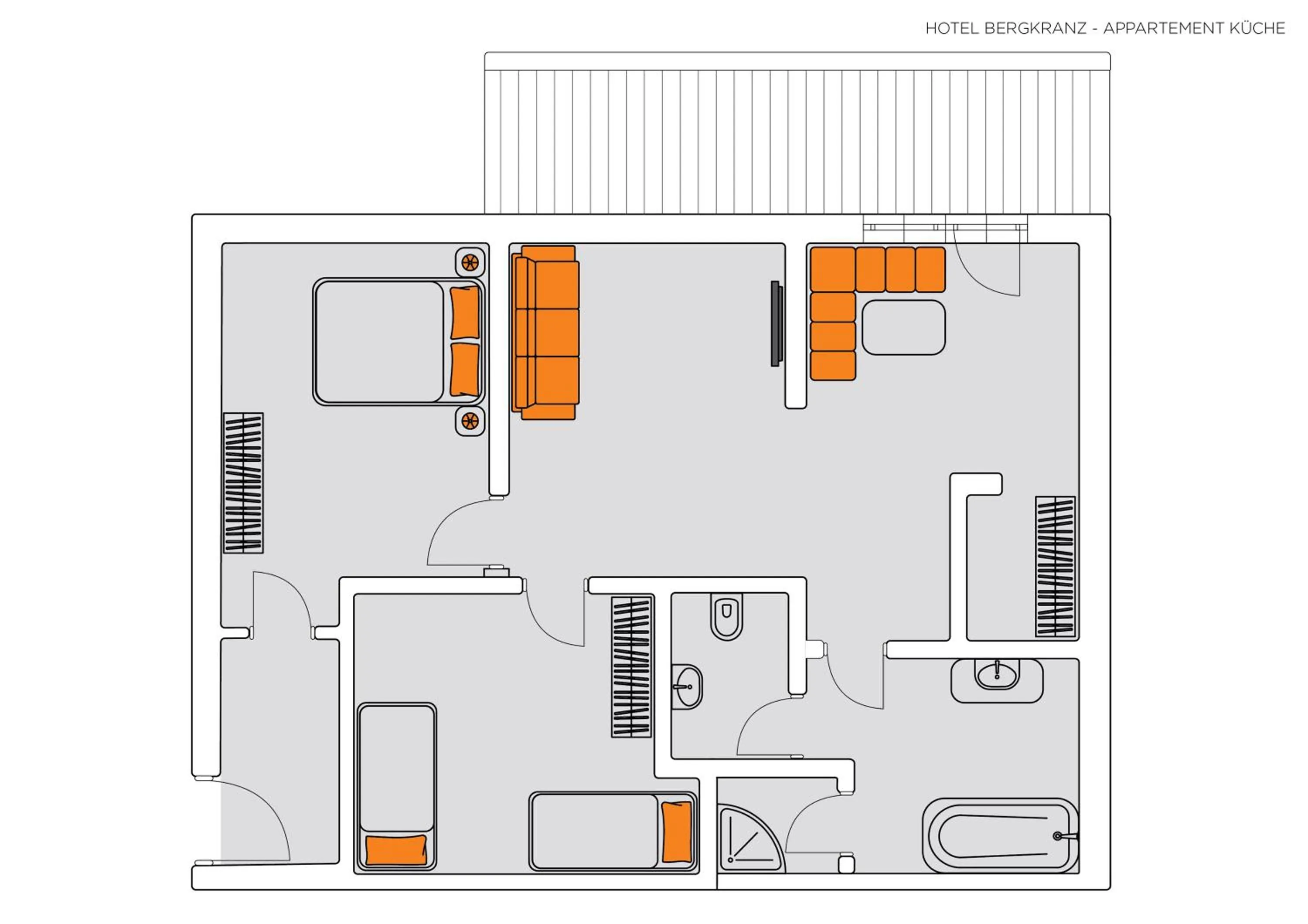 Floor plan in Hotel Bergkranz
