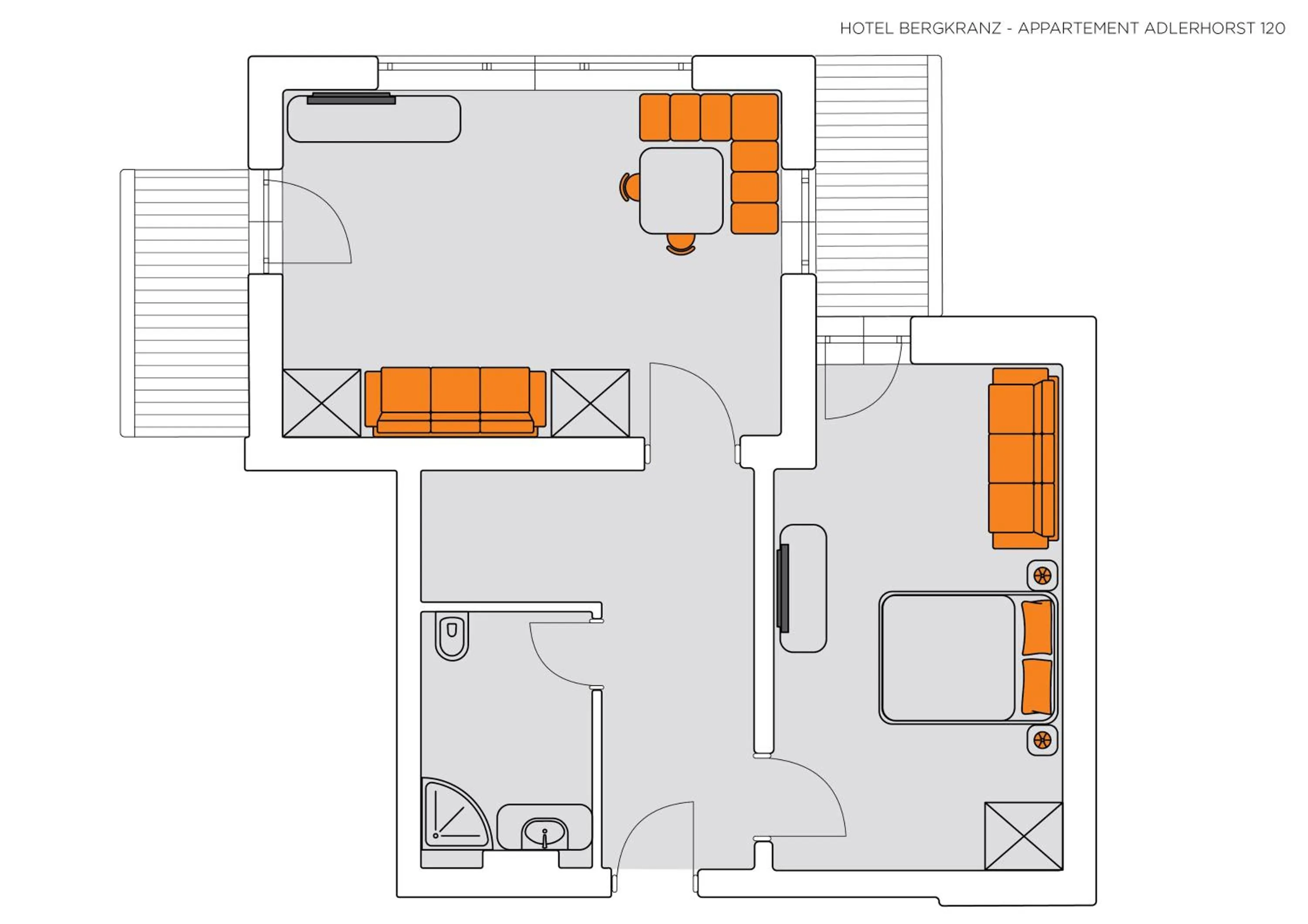 Floor plan in Hotel Bergkranz