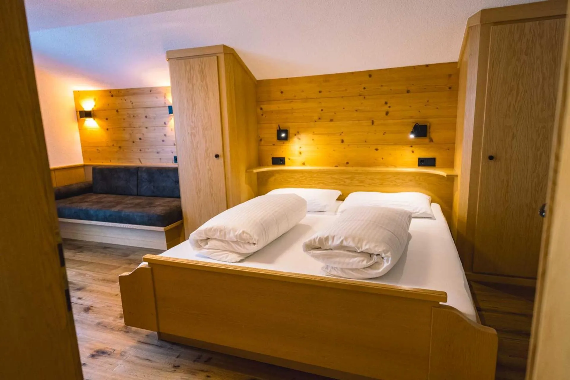 Bed in Hotel Bergkranz