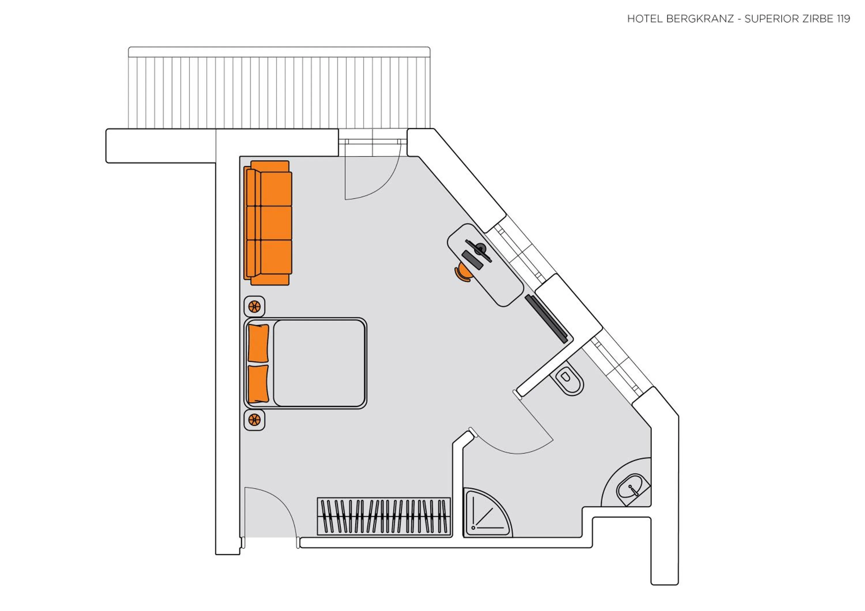 Floor plan in Hotel Bergkranz