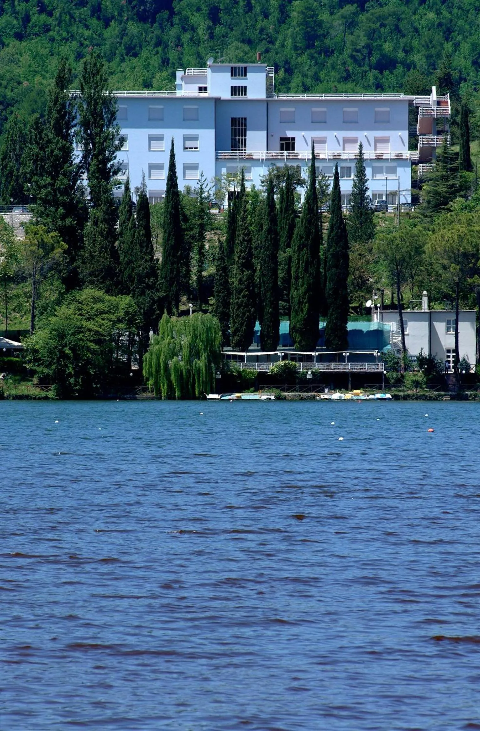 Property building in Hotel Del Lago Piediluco Active & SPA