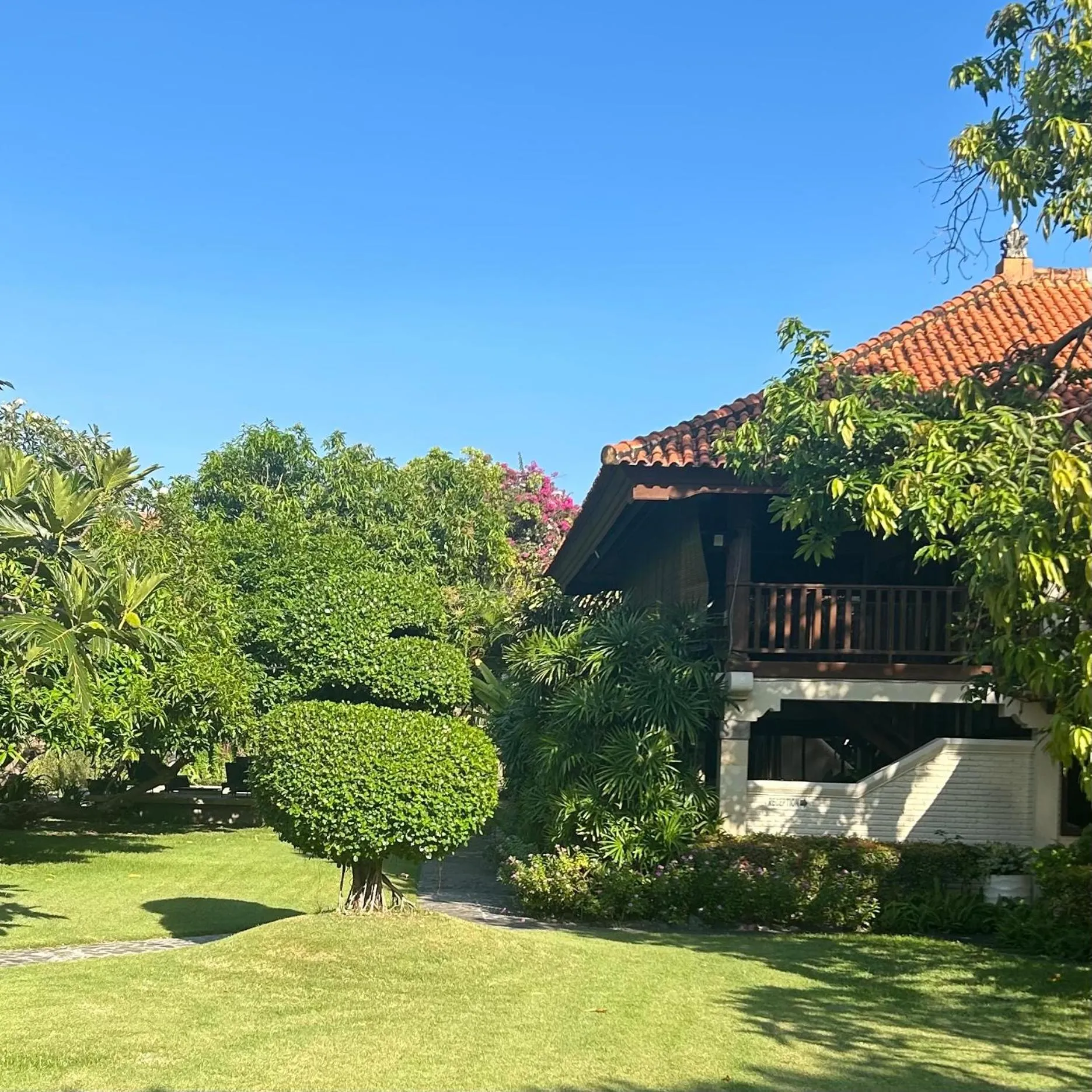 Property building in Raja Gardens Hotel