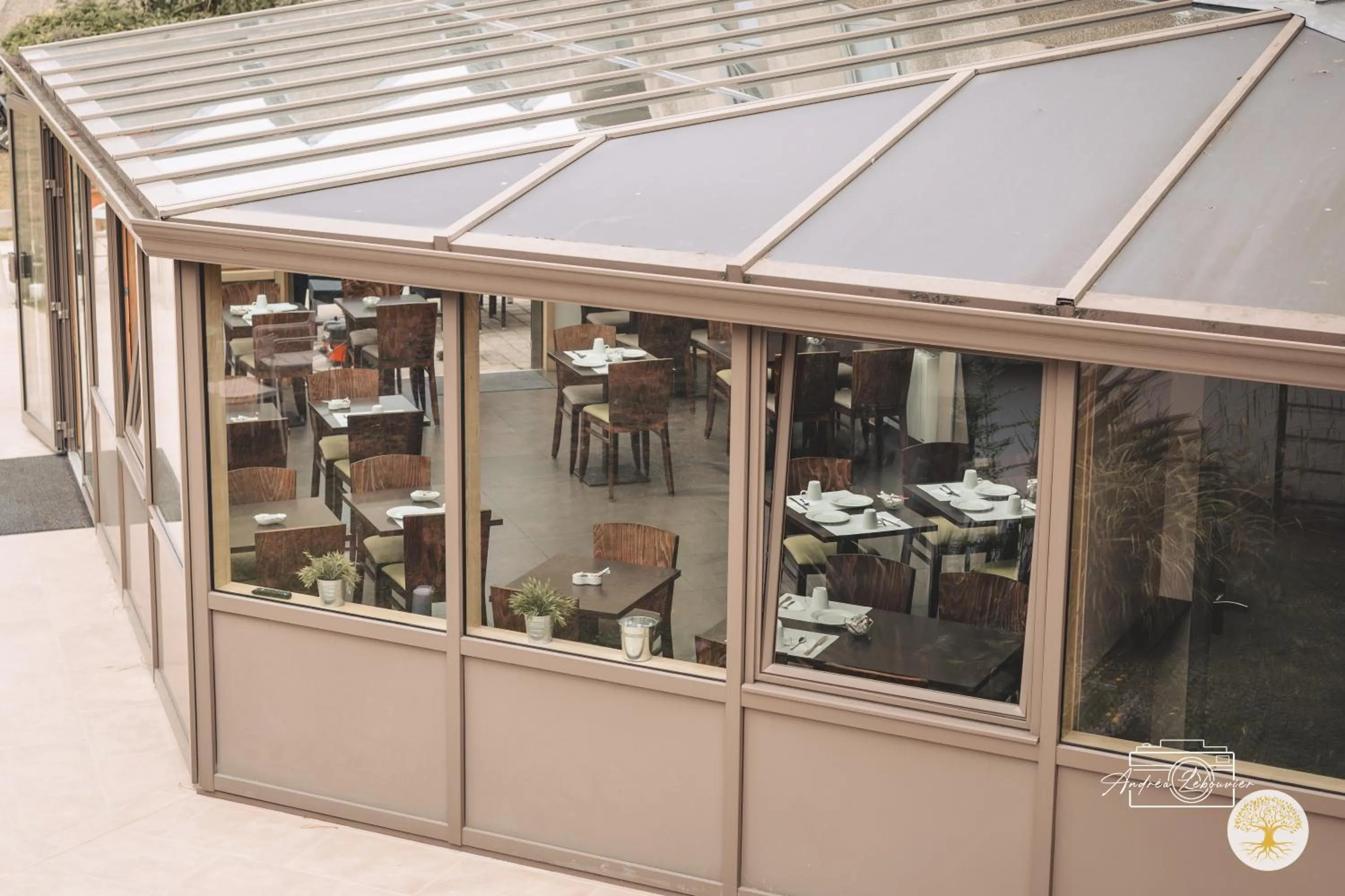 Garden view in Hotel Chantereyne